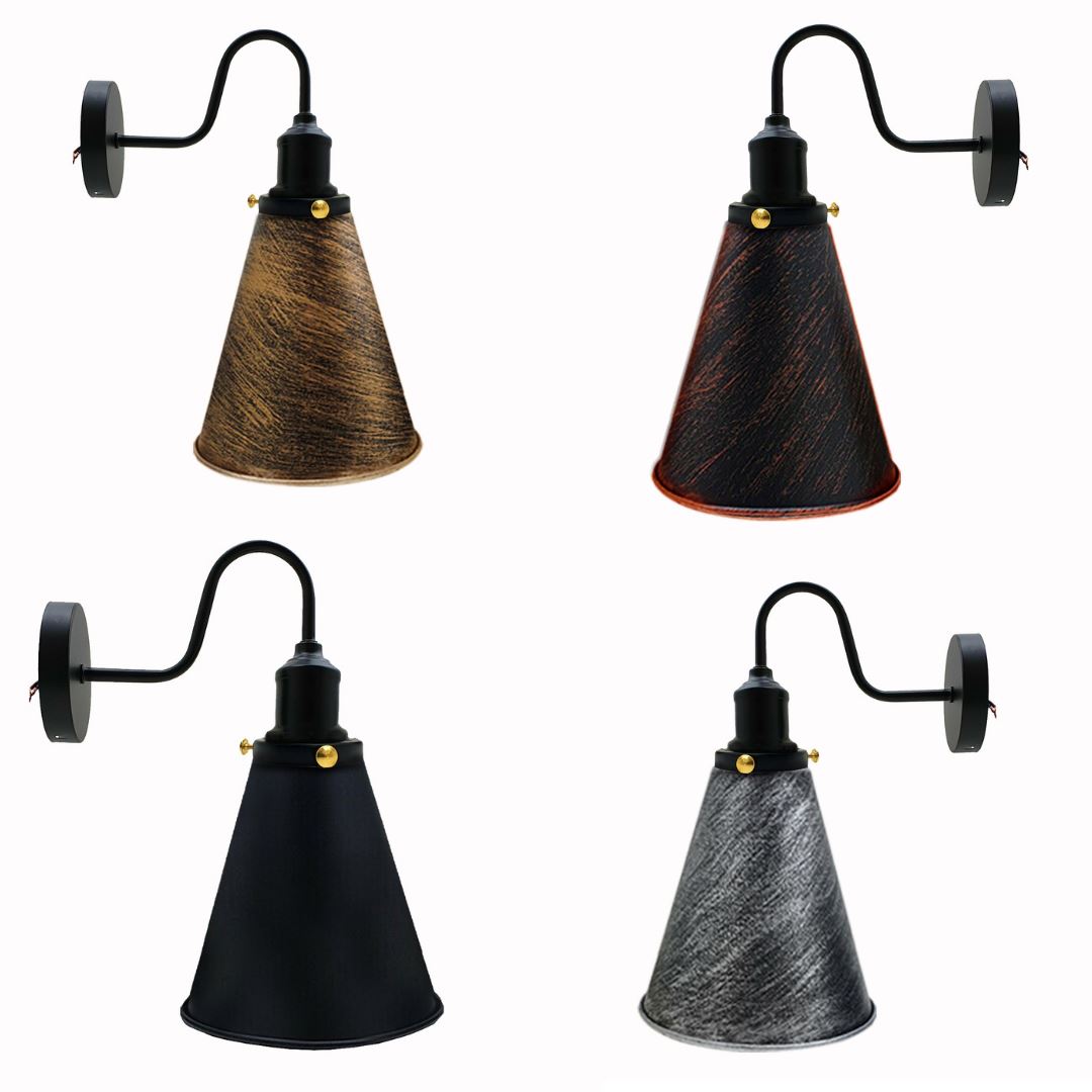 Retro Industrial Wall Mounted Vintage Wall Designer Indoor Light Fixture Lamp Fitting~3387-21