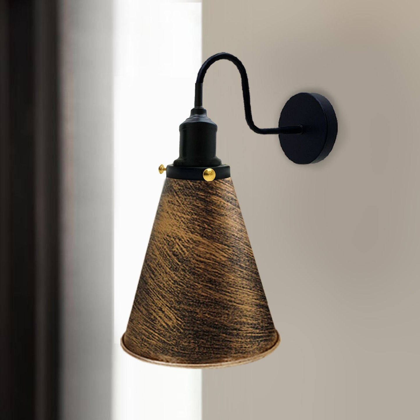 Retro Industrial Wall Mounted Vintage Wall Designer Indoor Light Fixture Lamp Fitting~3387-14