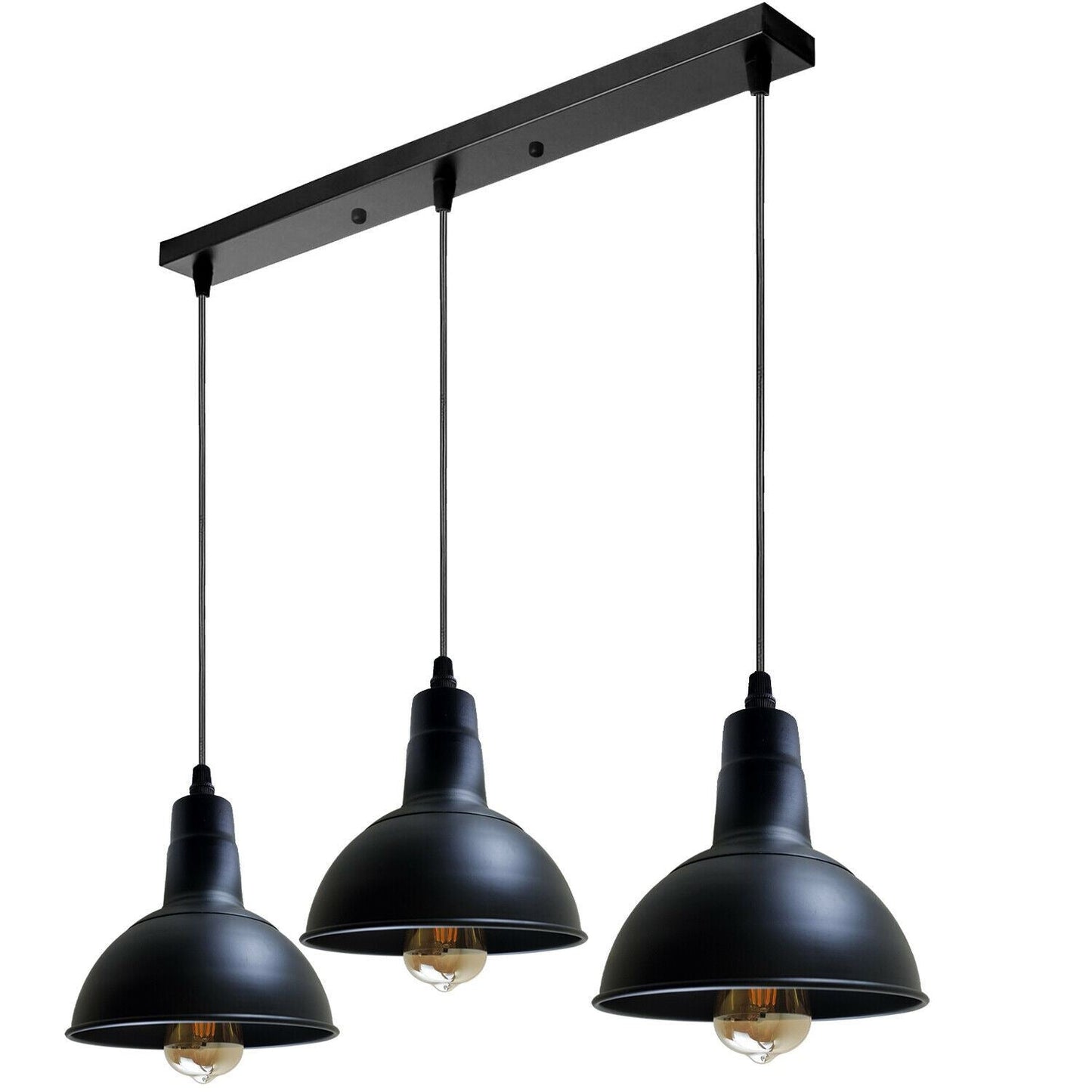 Retro Industrial Chandelier Ceiling Vintage Metal Light Shade Pendant light~1134-15