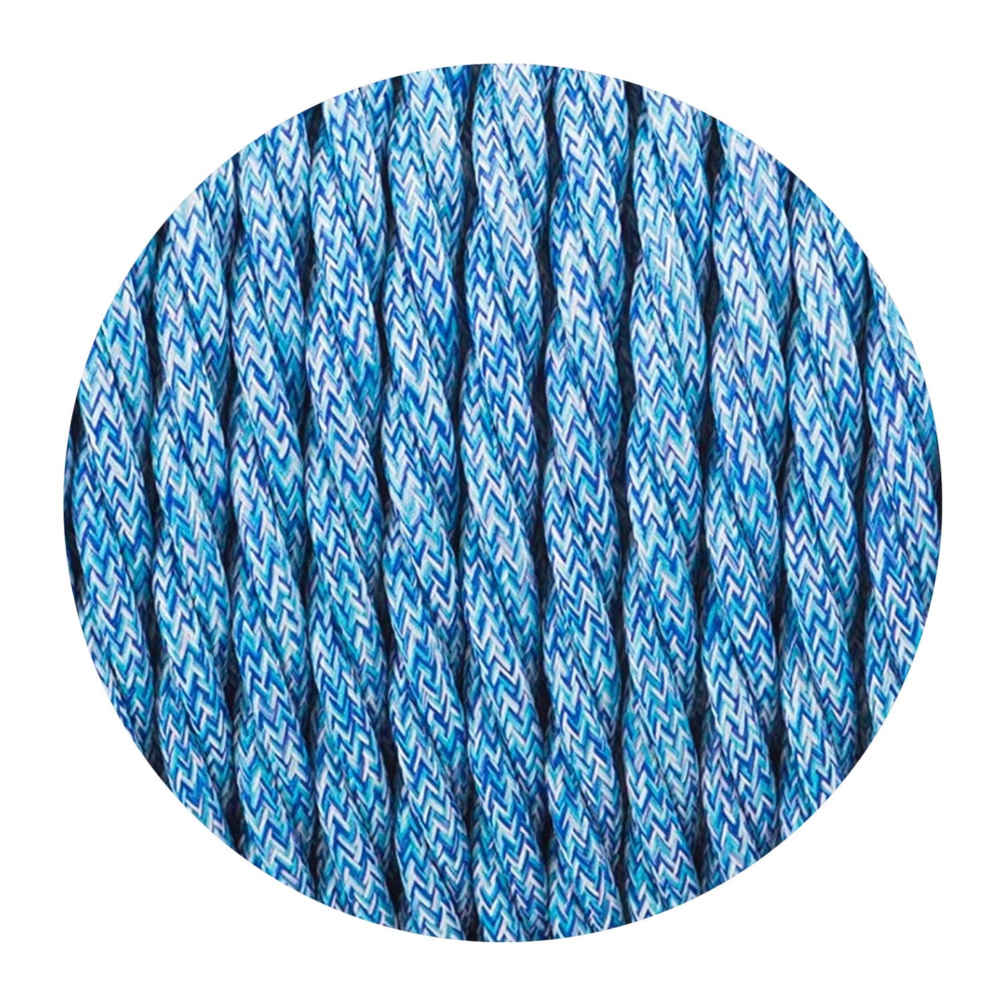 2 core Twisted Italian Braided Cable, Electrical Fabric Flexible Lamp Cable Wire Cord for UK Light~4084-9