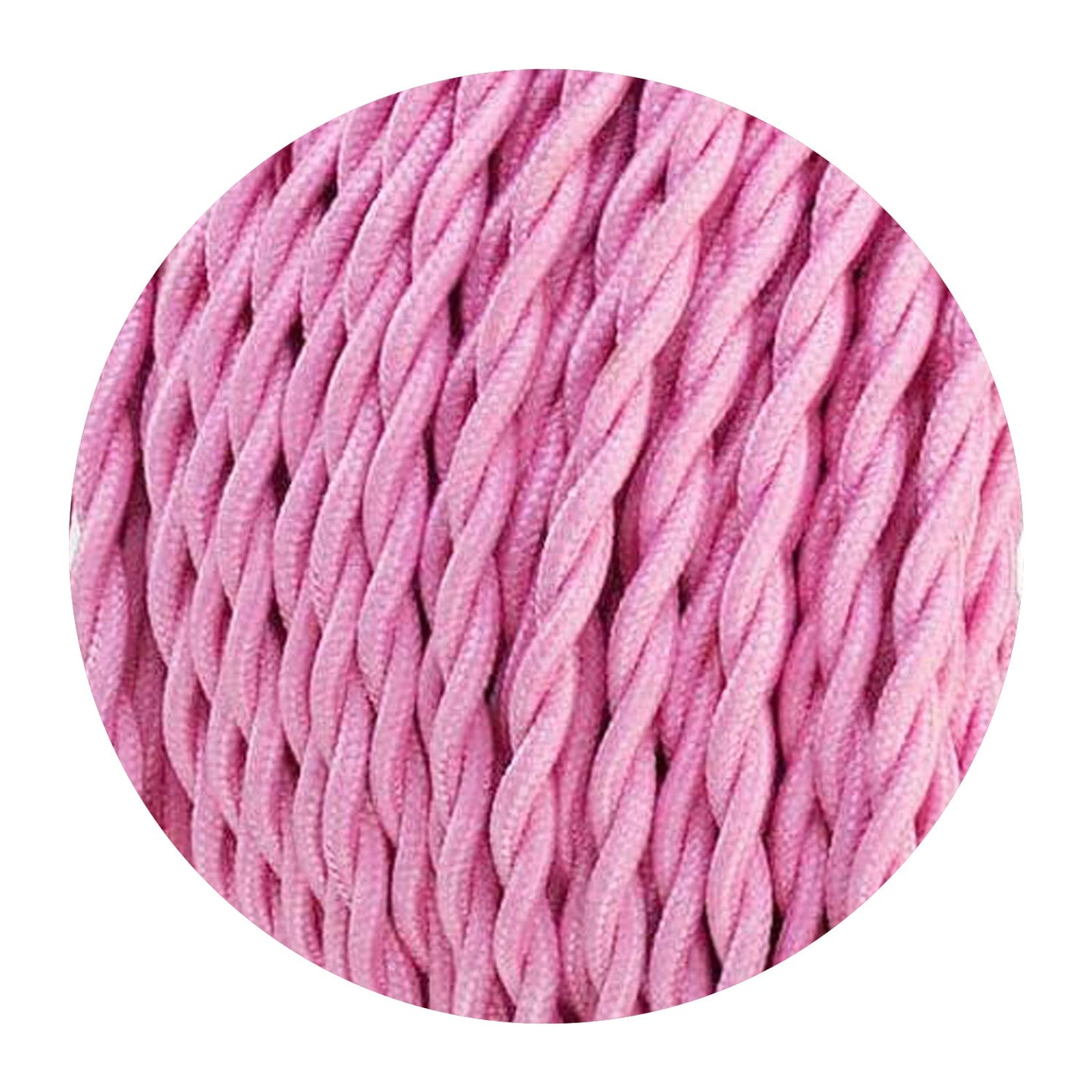 2 core Twisted Italian Braided Cable, Electrical Fabric Flexible Lamp Cable Wire Cord for UK Light~4084-33