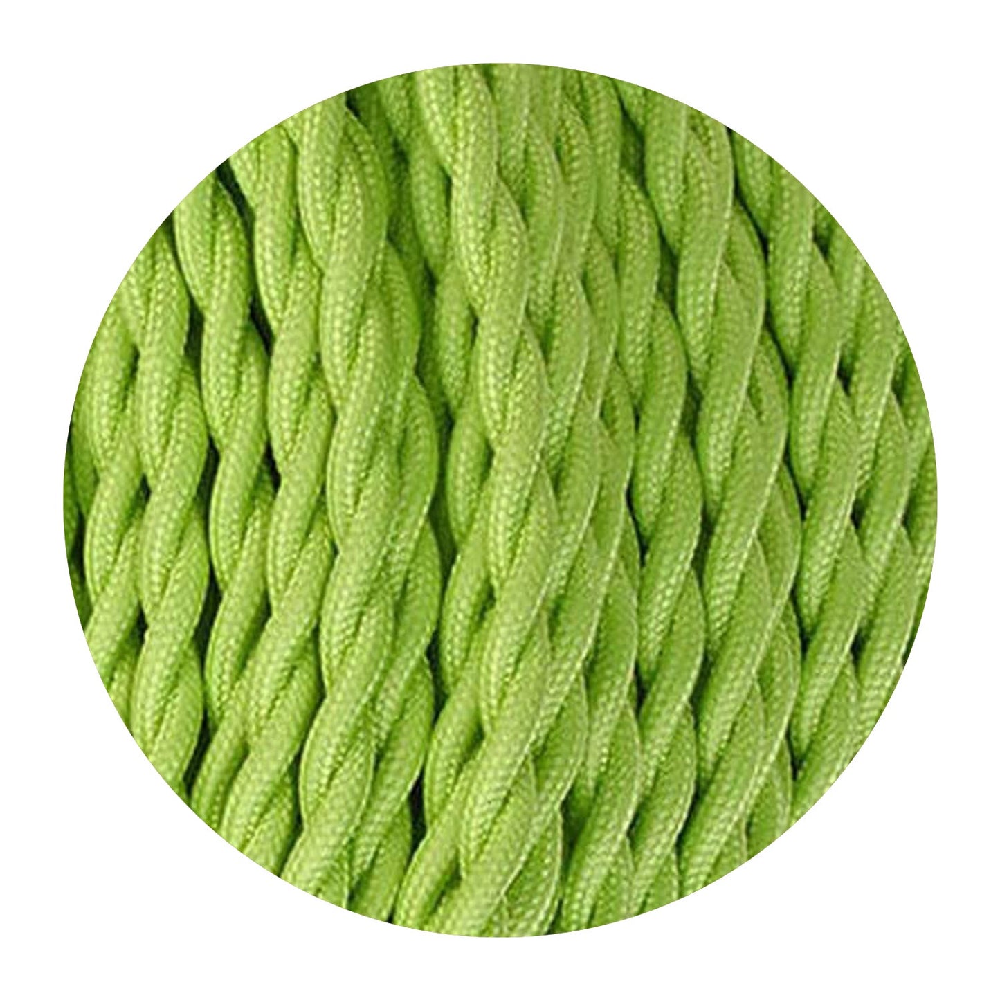 2 core Twisted Italian Braided Cable, Electrical Fabric Flexible Lamp Cable Wire Cord for UK Light~4084-32