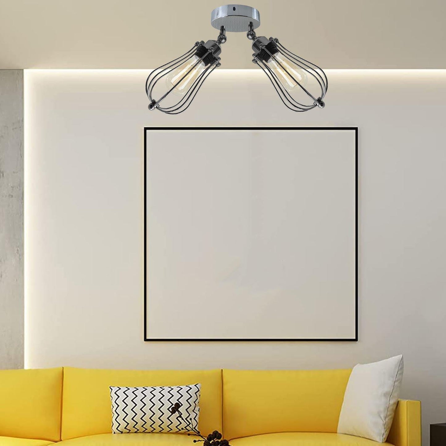 Modern Vintage Industrial Retro Loft Ceiling Lamp Shade Pendant Light UK~1177-2