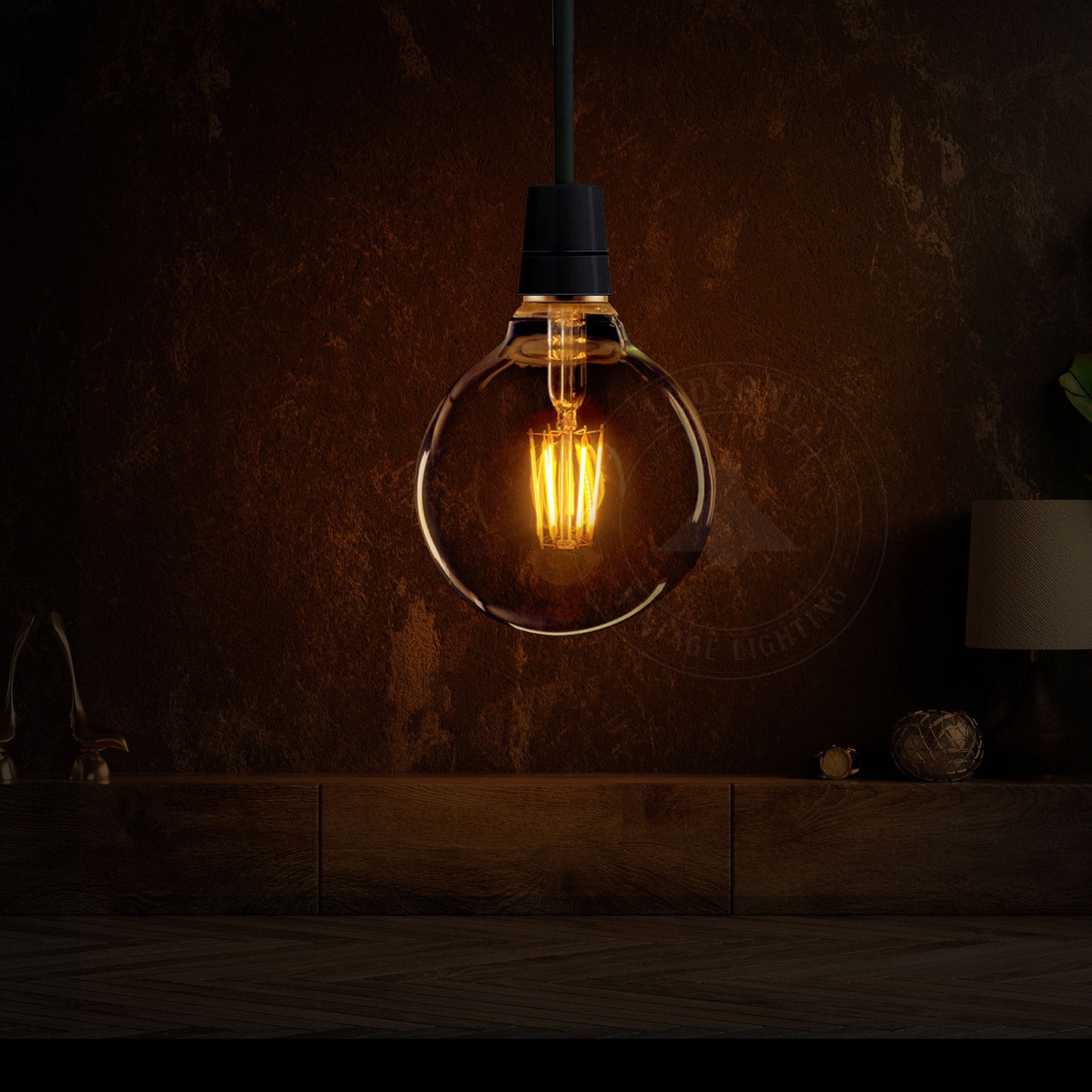 G95 E27 8W LED Globe Vintage LED Retro Light Bulbs~4062-15