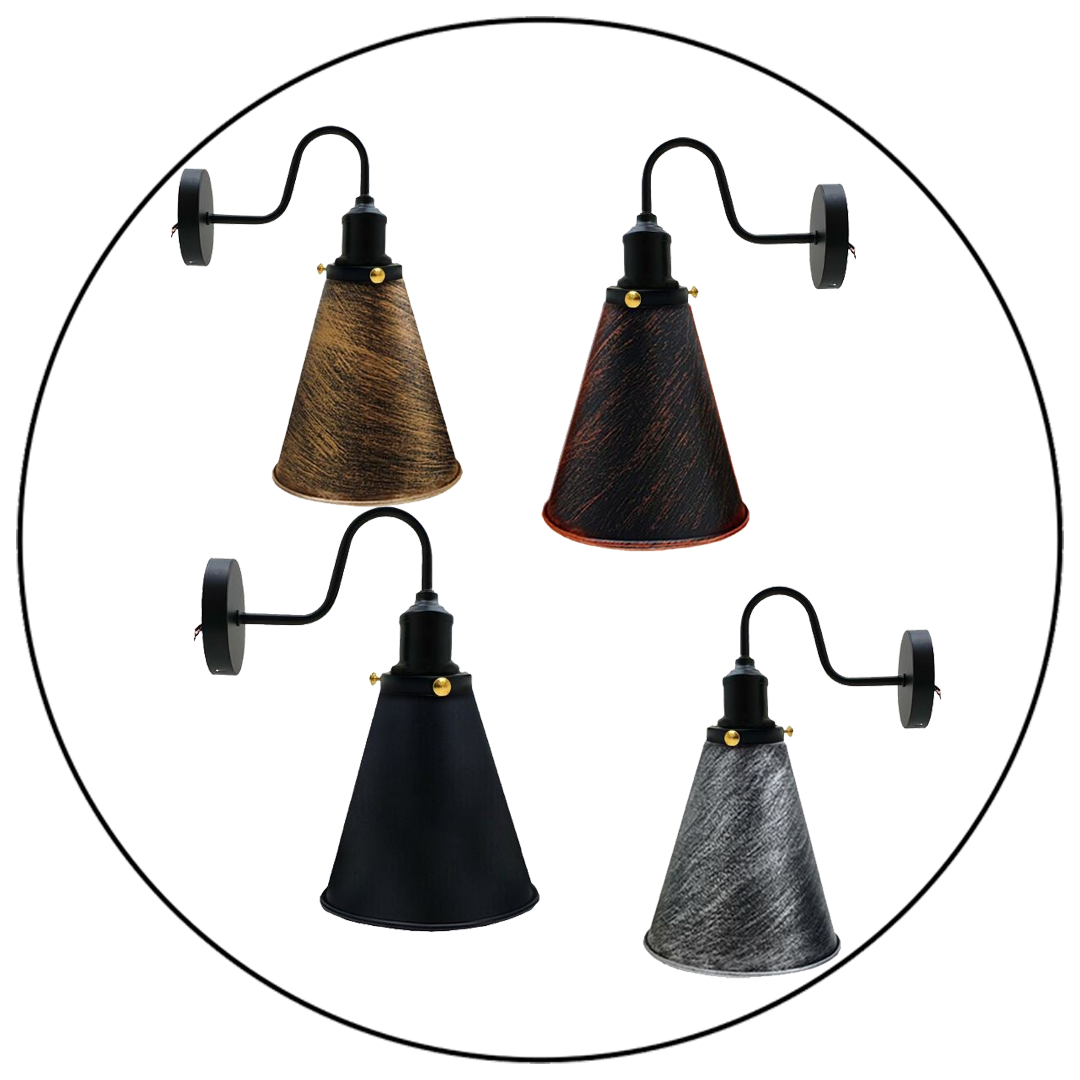 Retro Industrial Wall Mounted Vintage Wall Designer Indoor Light Fixture Lamp Fitting~3387-8