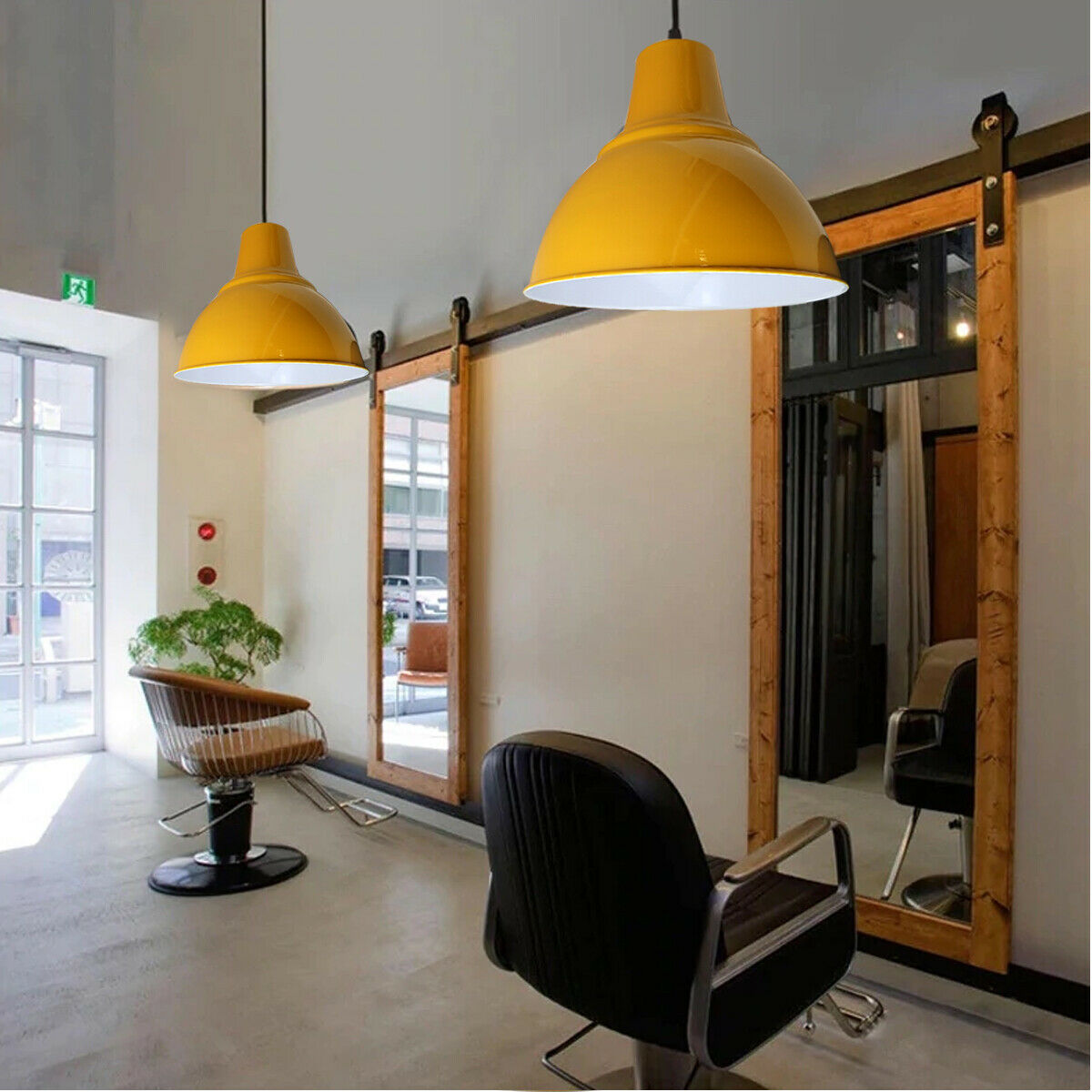 Modern Vintage Style Ceiling Yellow colour Pendant Lamp~2501-0