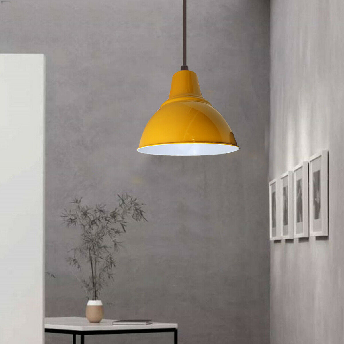 Modern Vintage Style Ceiling Yellow colour Pendant Lamp~2501-4