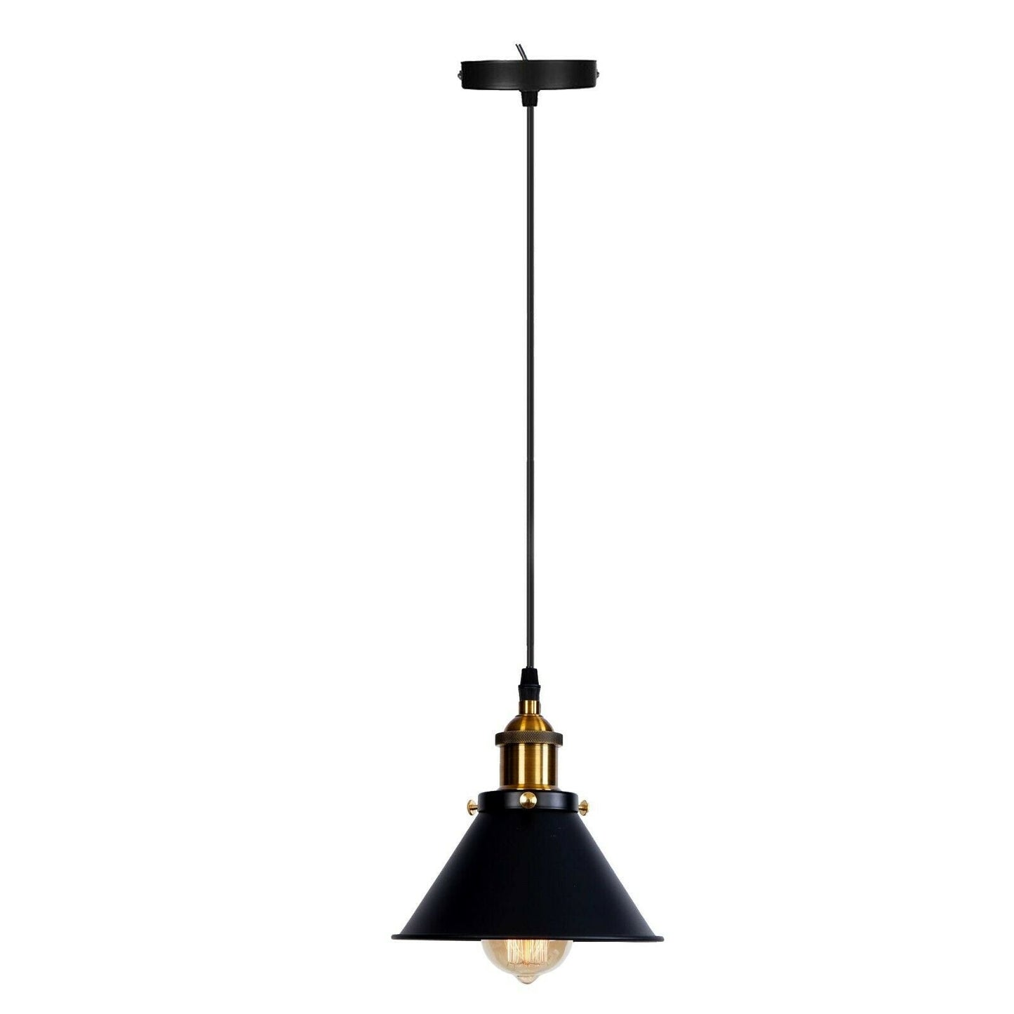Industrial Vintage Retro Loft Metal Ceiling Pendant Lamp E27 Holder~2204-0