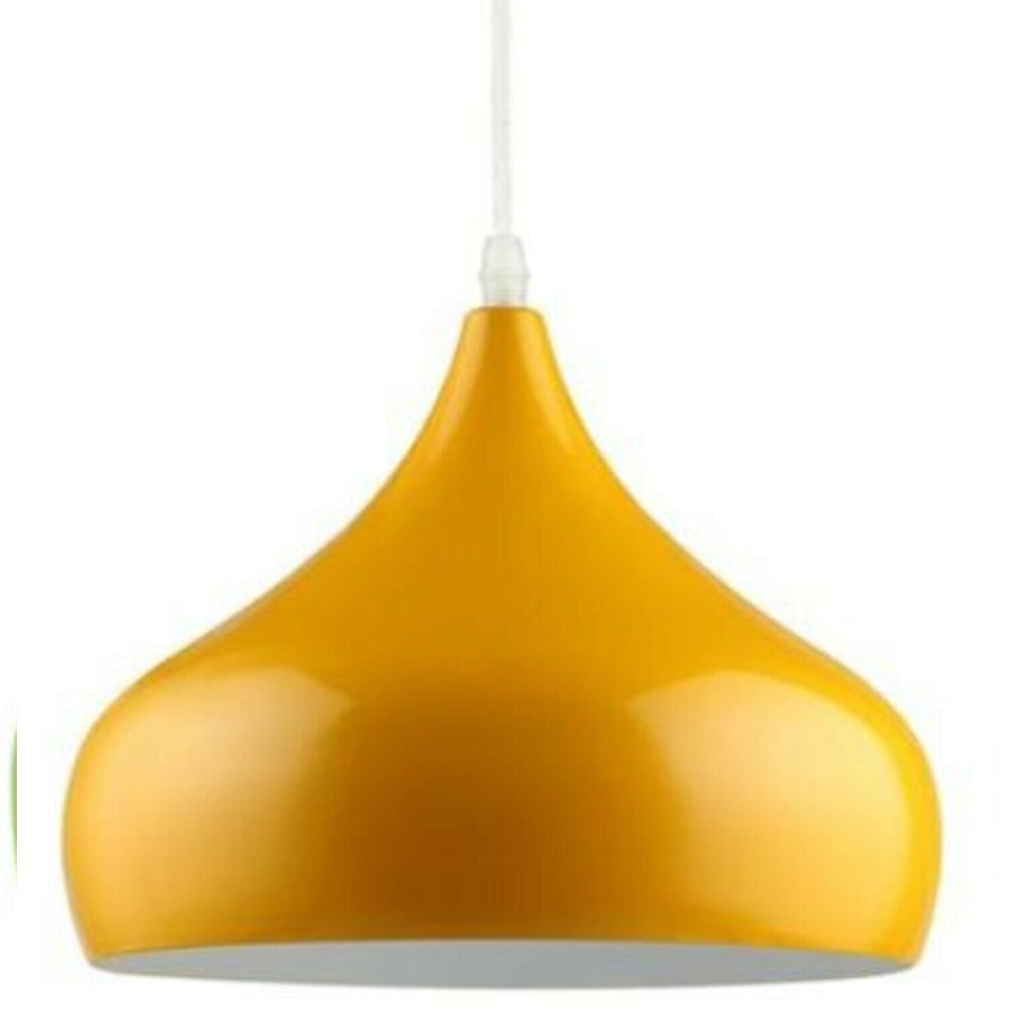 Vintage Industrial Metal Ceiling Yellow Hanging Pendant Shade~2507-8