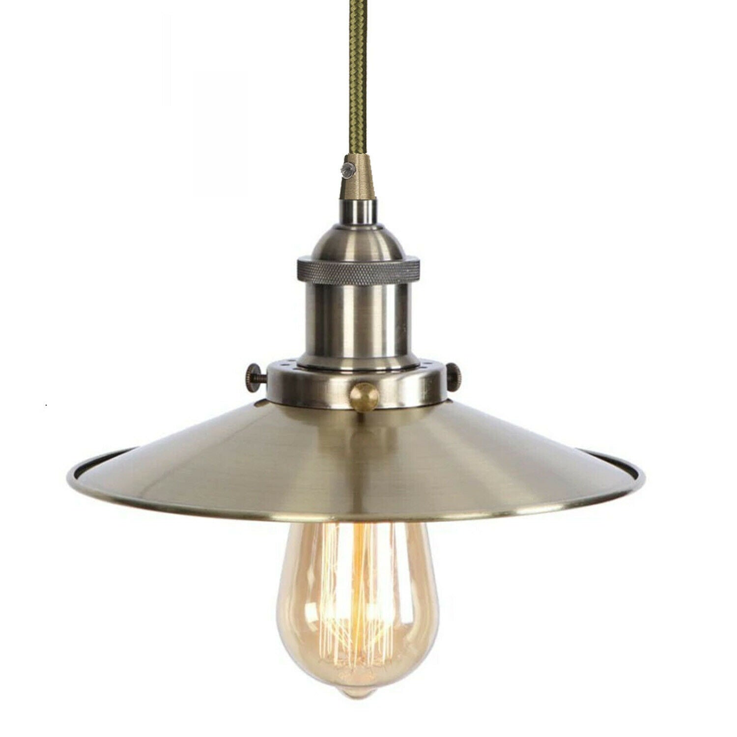 Vintage Industrial Metal Ceiling Pendant Light Shade Modern Hanging Retro Light~2166-15