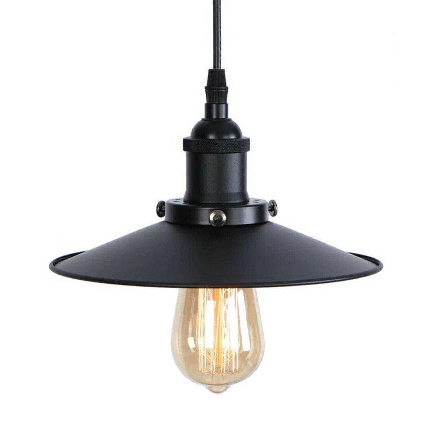 Vintage Industrial Metal Ceiling Pendant Light Shade Modern Hanging Retro Light~2166-17