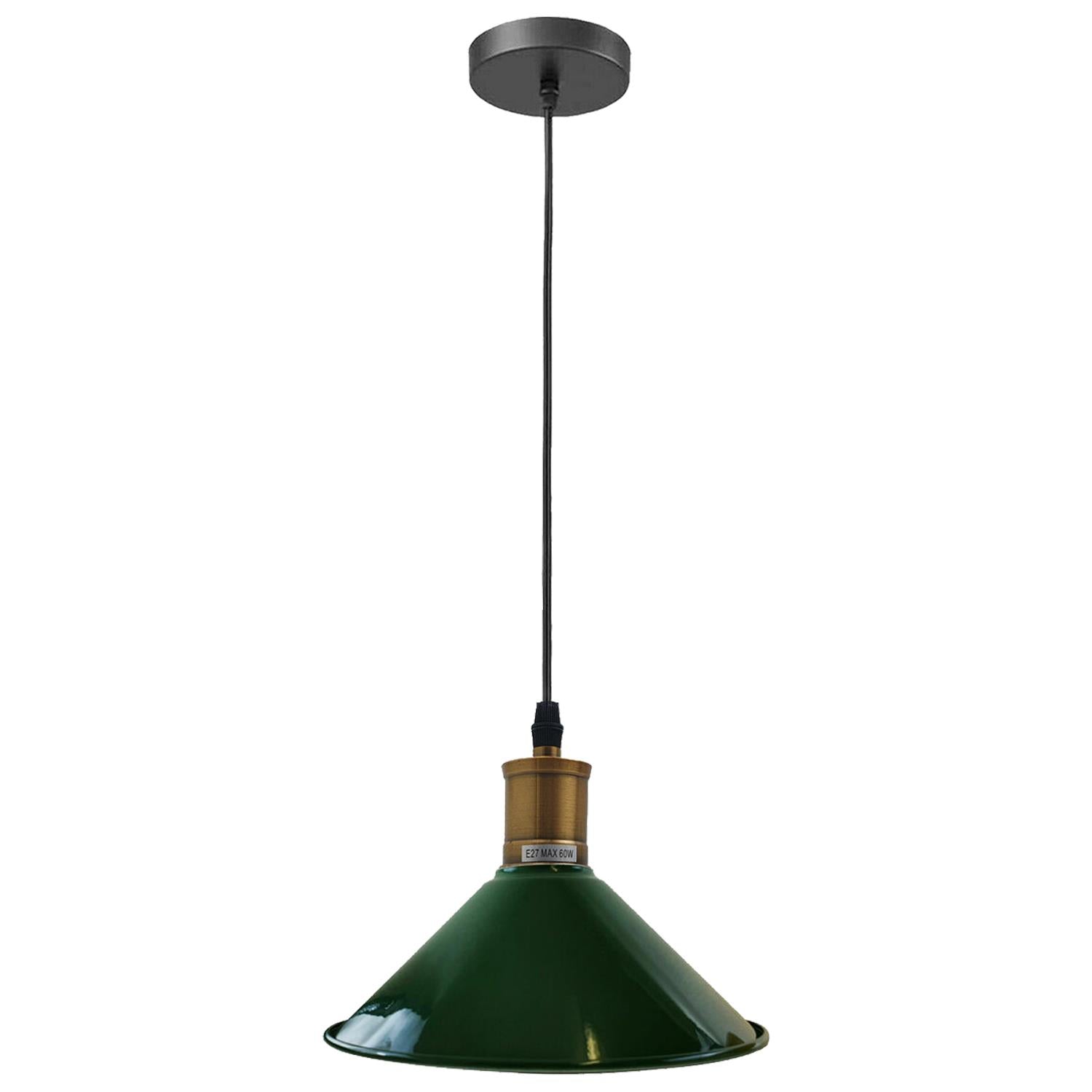 Vintage Industrial Ceiling Pendant Light Retro Loft Style Metal Shade Lamp~1420-2