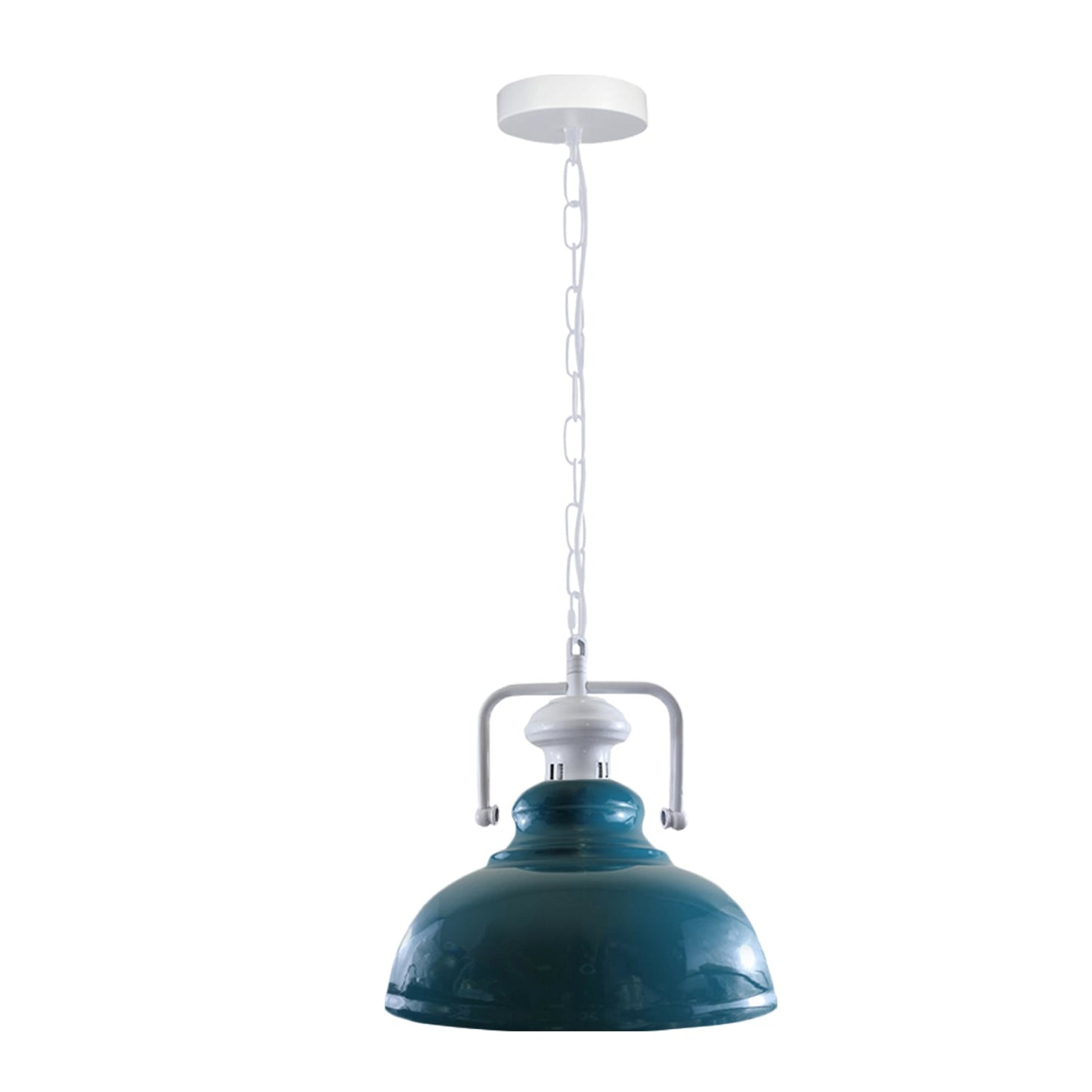 Industrial vintage Metal Retro Barn slotted various colours Indoor Pendant Ceiling Light Fixture~4056-19