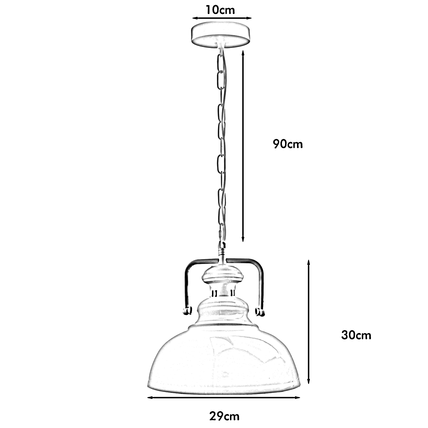 Industrial vintage Metal Retro Barn slotted various colours Indoor Pendant Ceiling Light Fixture~4056-173