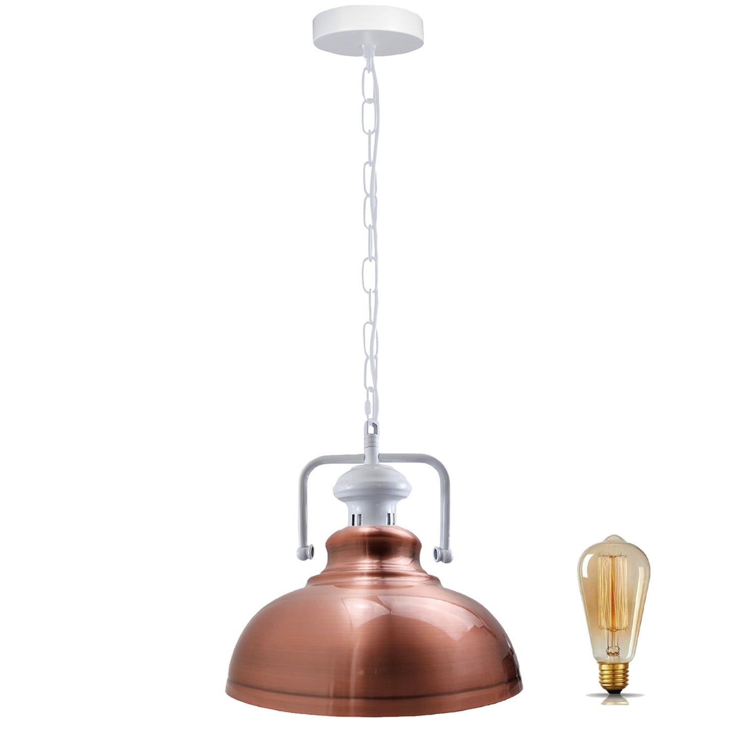 Industrial vintage Metal Retro Barn slotted various colours Indoor Pendant Ceiling Light Fixture~4056-34