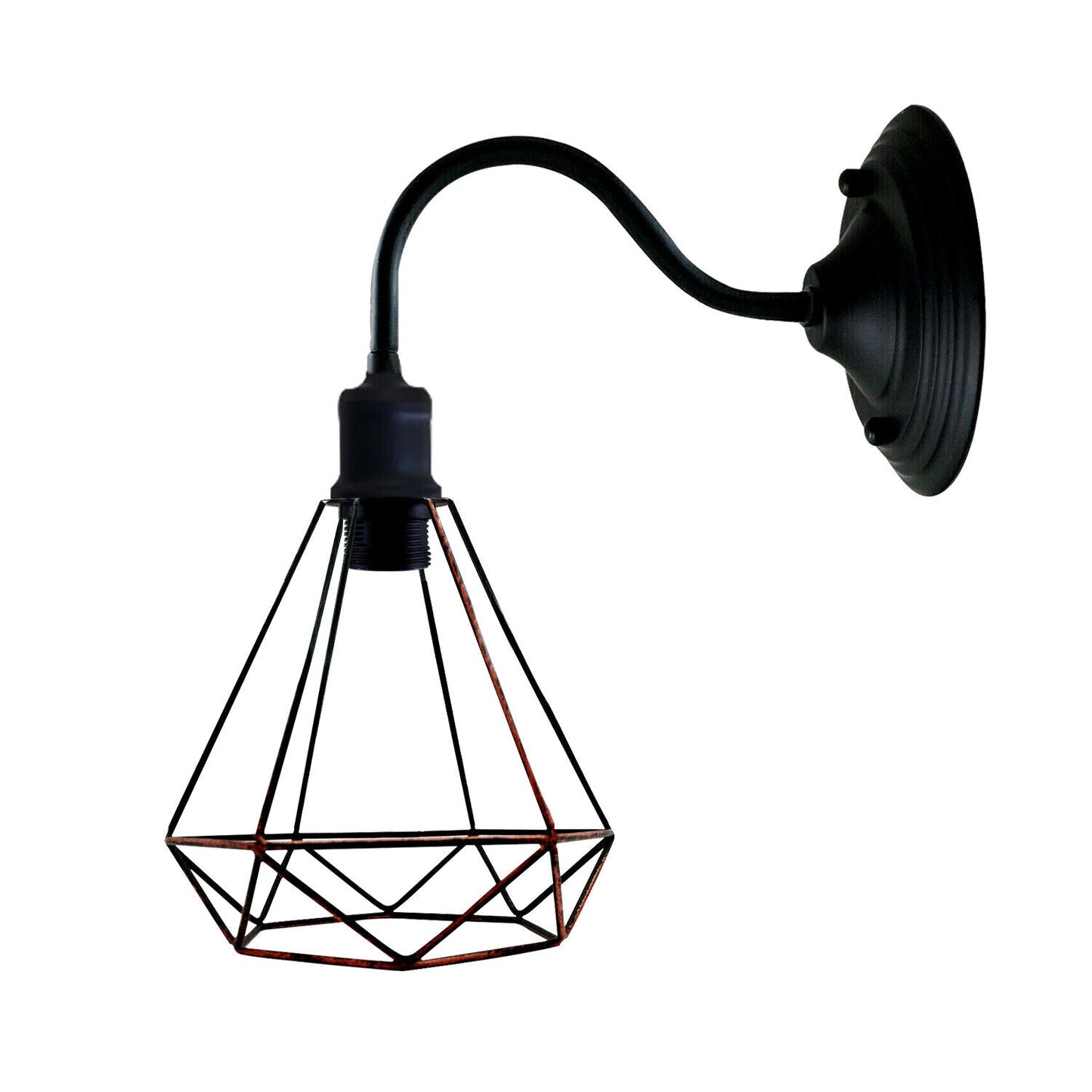 Modern Industrial  Vintage Indoor Rustic Red colour Wall Light Lamp Fitting Fixture E27 Holder UK~3673-14