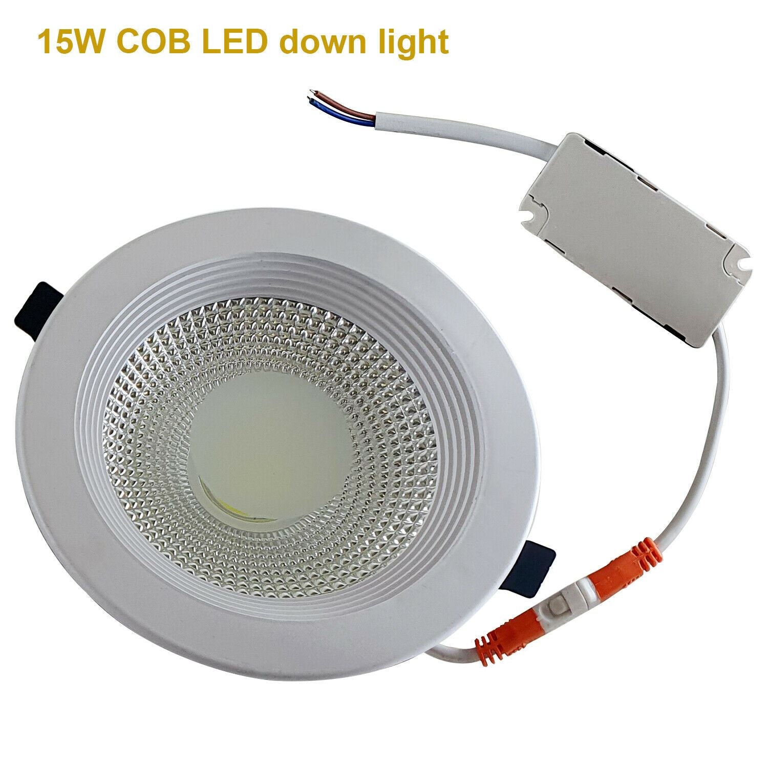 LED Round Recessed Indoor Ceiling Panel down Light Cool White For Hotel, Office, Library, Cellar~1311-49