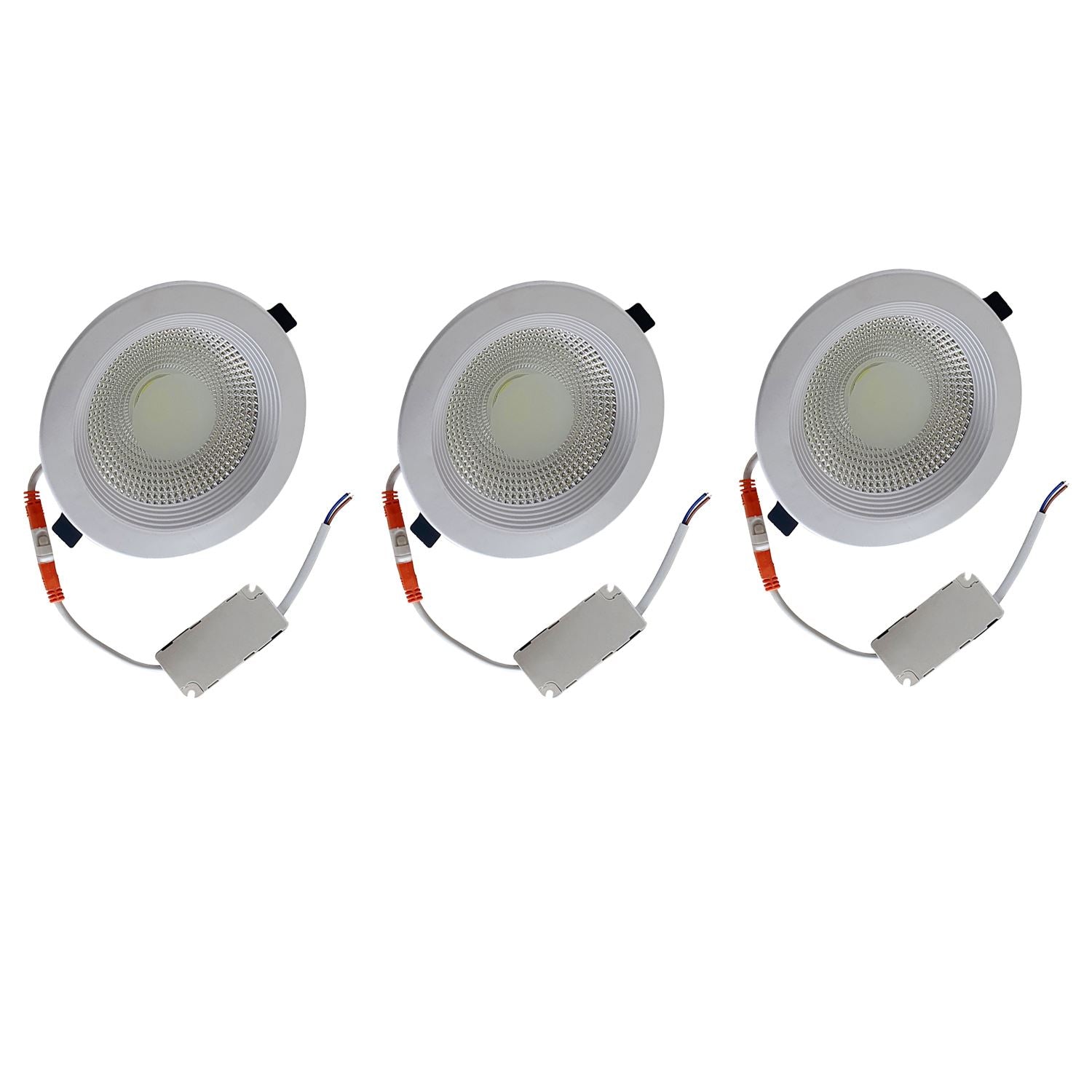 LED Round Recessed Indoor Ceiling Panel down Light Cool White For Hotel, Office, Library, Cellar~1311-11