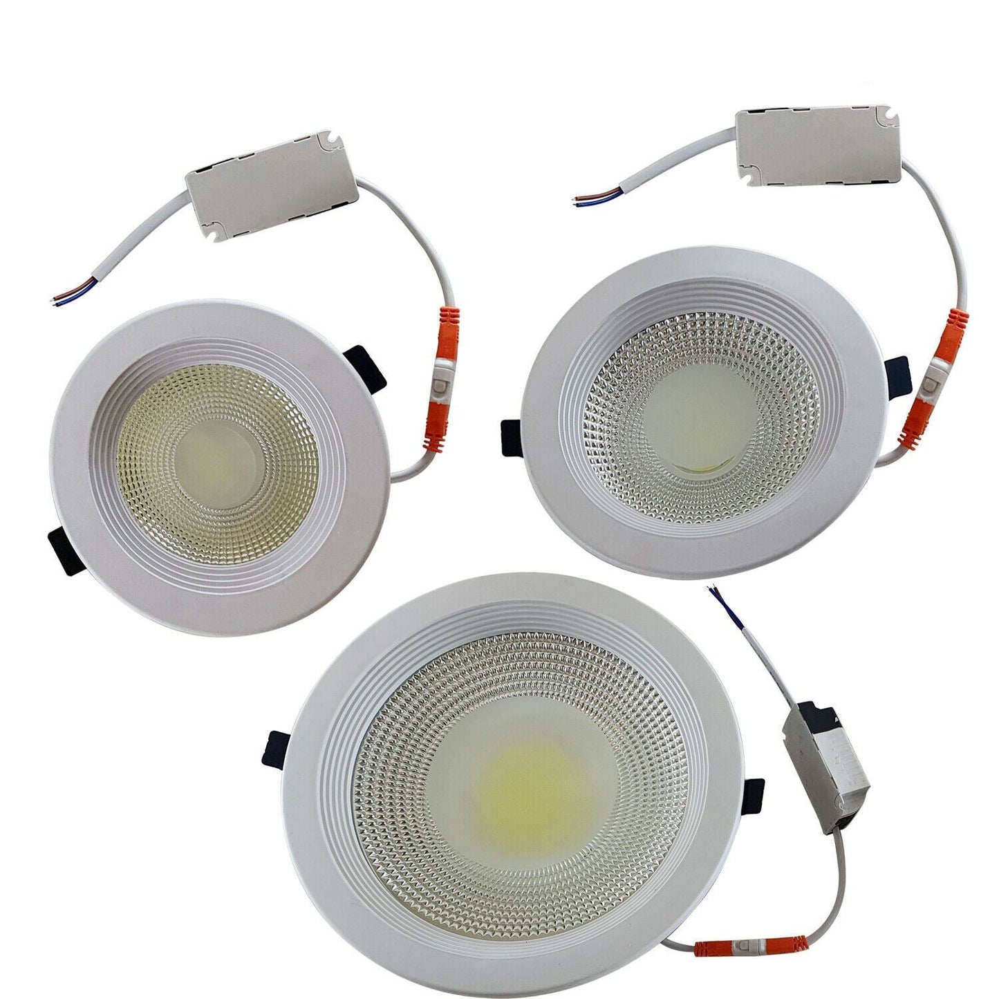 LED Round Recessed Indoor Ceiling Panel down Light Cool White For Hotel, Office, Library, Cellar~1311-52