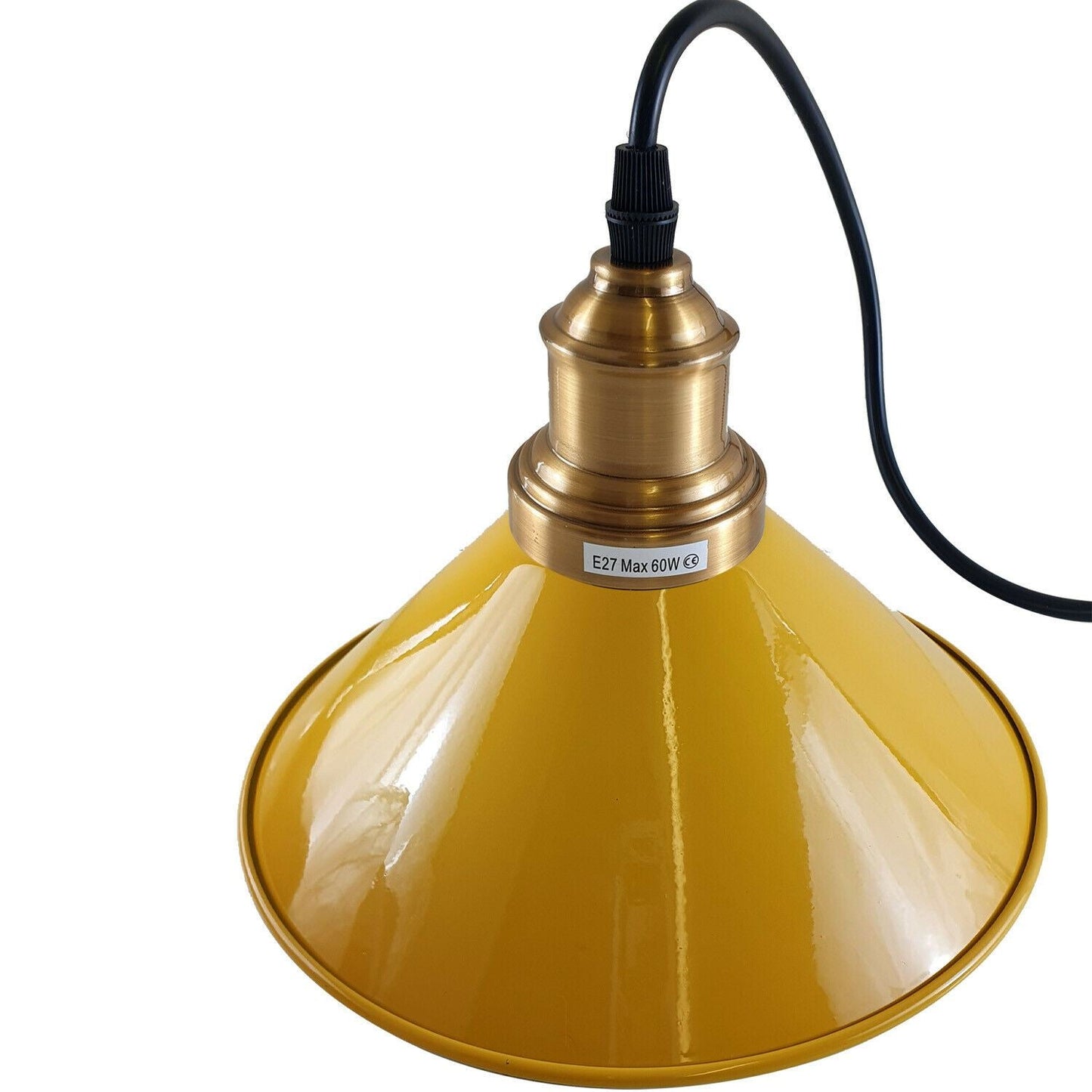 3 Head Ceiling Light, Multi Color Cluster Ceiling Hanging Lamp, Pendant Light Fixture with Cone Metal Shade~1302-20