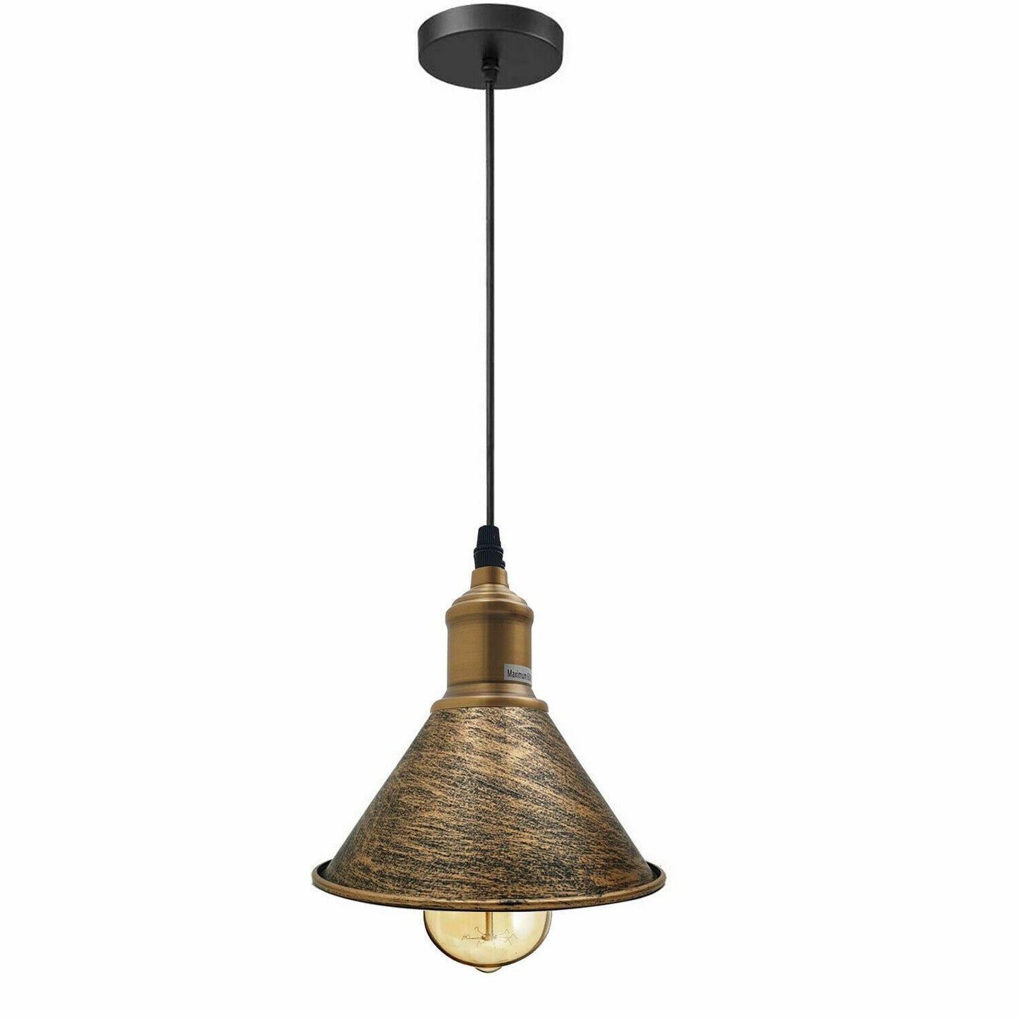 Modern Vintage Ceiling Pendant Light Cone Shade Shape Hanging Light For Hotels, Any Room, Dining Room~1363-3