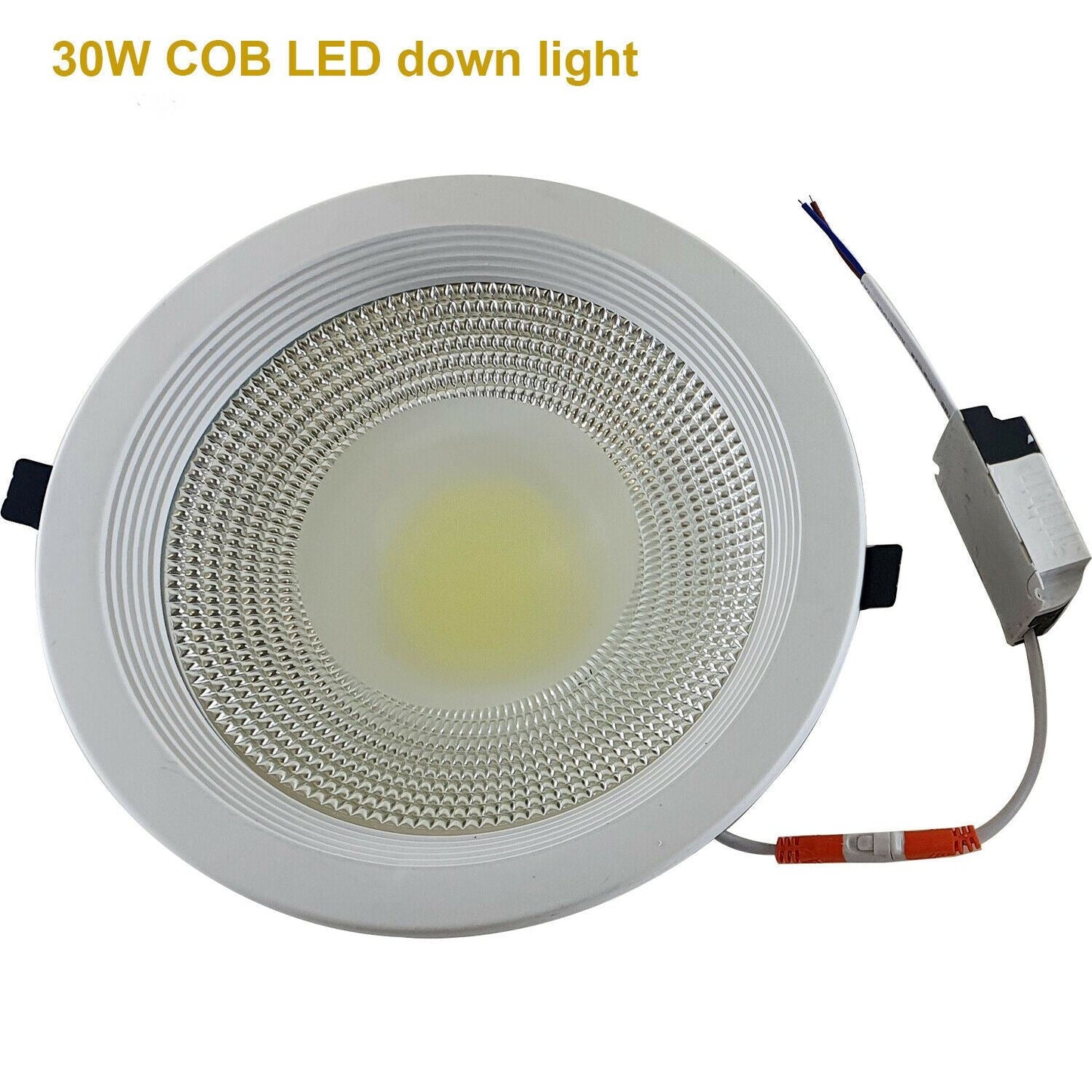 LED Round Recessed Indoor Ceiling Panel down Light Cool White For Hotel, Office, Library, Cellar~1311-45