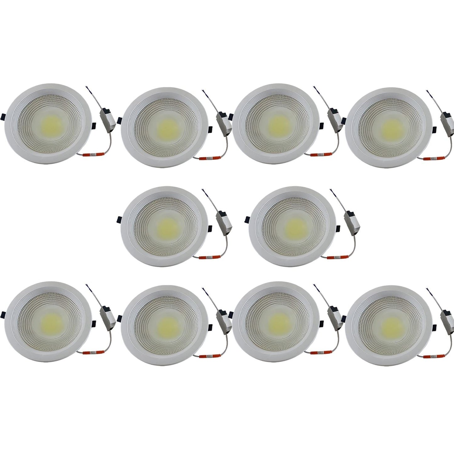 LED Round Recessed Indoor Ceiling Panel down Light Cool White For Hotel, Office, Library, Cellar~1311-3