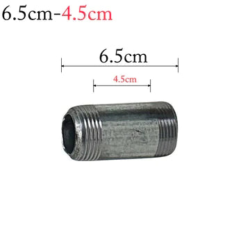 ¾ inch barrel nipple malleable Iron fitting Male BSPT 3/4in to Male BSPT 3/4in - Black Variable sizes from 2.5cm to 60cm~3632-21