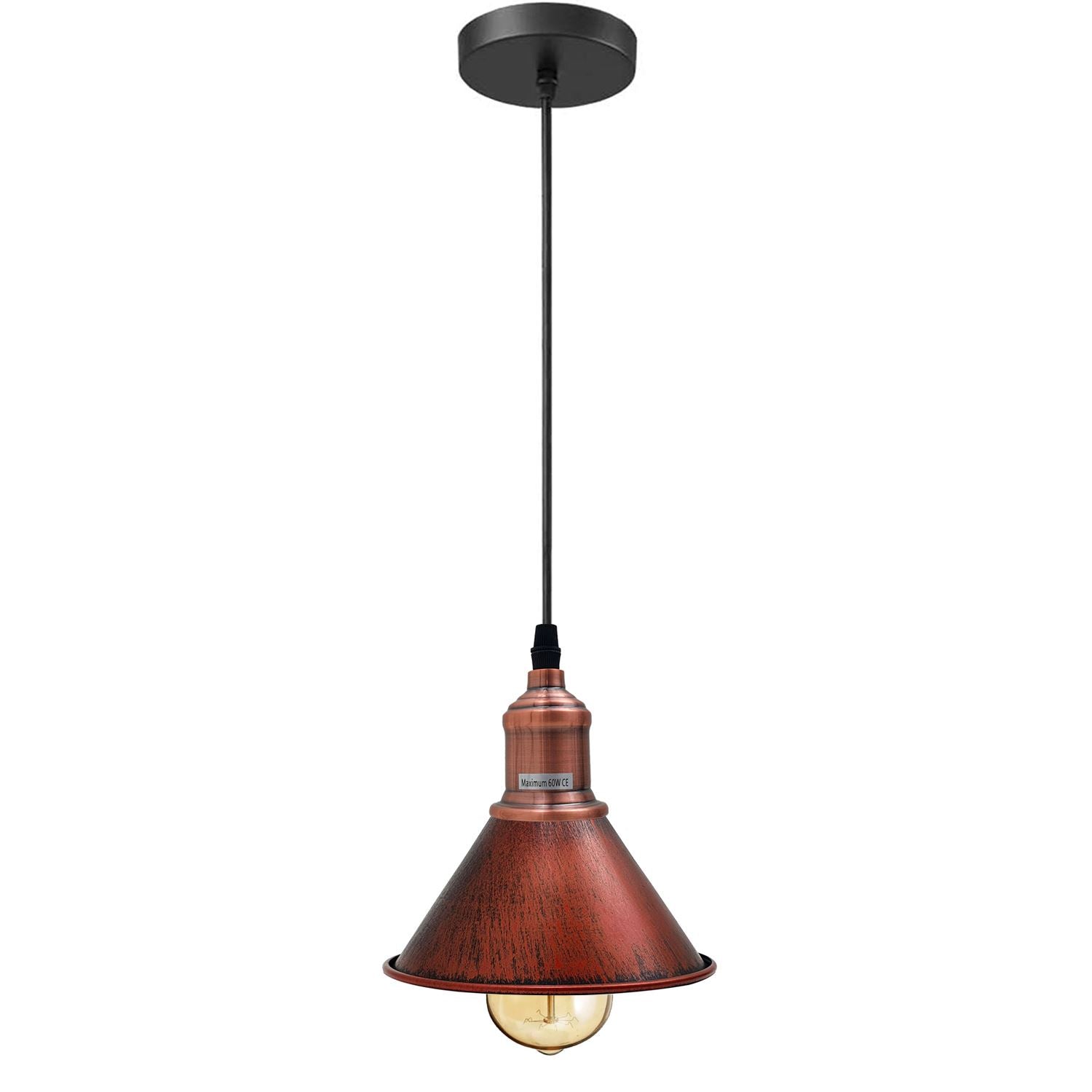 Modern Vintage Ceiling Pendant Light Cone Shade Shape Hanging Light For Hotels, Any Room, Dining Room~1363-29