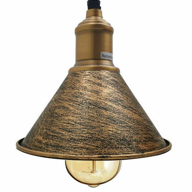 Modern Vintage Ceiling Pendant Light Cone Shade Shape Hanging Light For Hotels, Any Room, Dining Room~1363-44