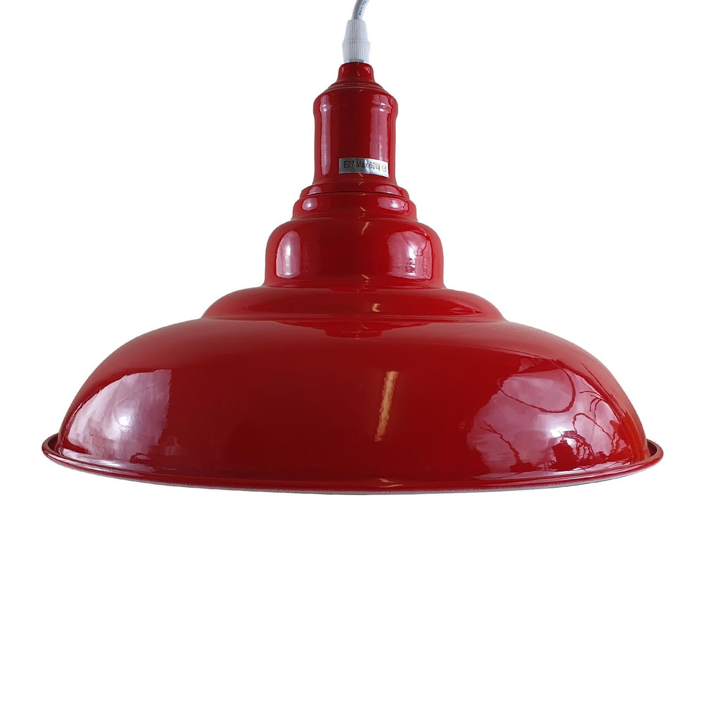 Modern Red Lighting Pendant Shade Metal Retro Bedroom Kitchen Modern Light Style Home~1435-28