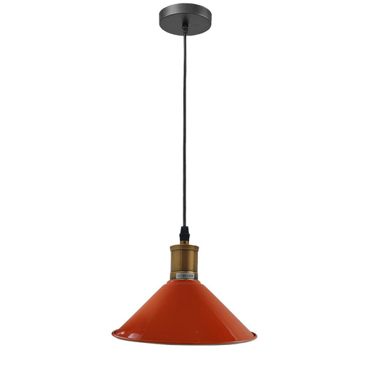 Vintage Industrial Ceiling Pendant Light Retro Loft Style Metal Shade Lamp~1420-10