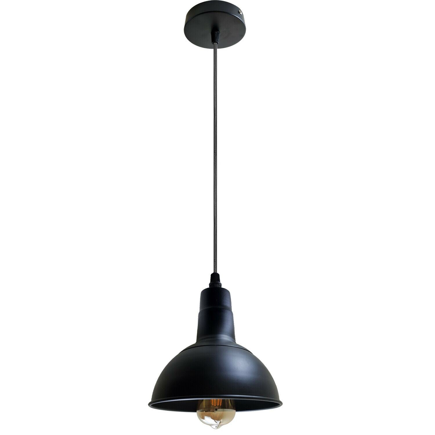 Retro Industrial Chandelier Ceiling Vintage Metal  Light Shade Pendant light~1134-1