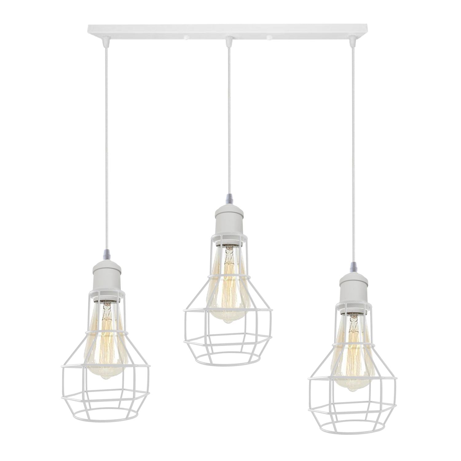 Modern Loft Vintage Industrial Retro Wire Cage Shade Pendant Light~3401-0