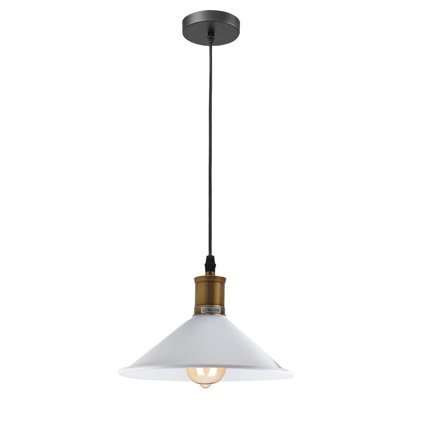 Vintage Industrial Ceiling Pendant Light Retro Loft Style Metal Shade Lamp~1420-9