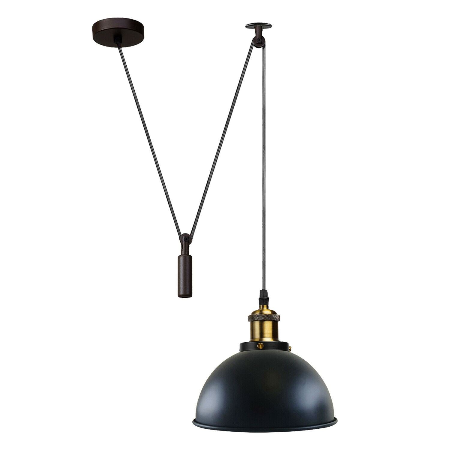 Retro Industrial Vintage Loft Adjustable Metal Pendant Ceiling Light~1133-1