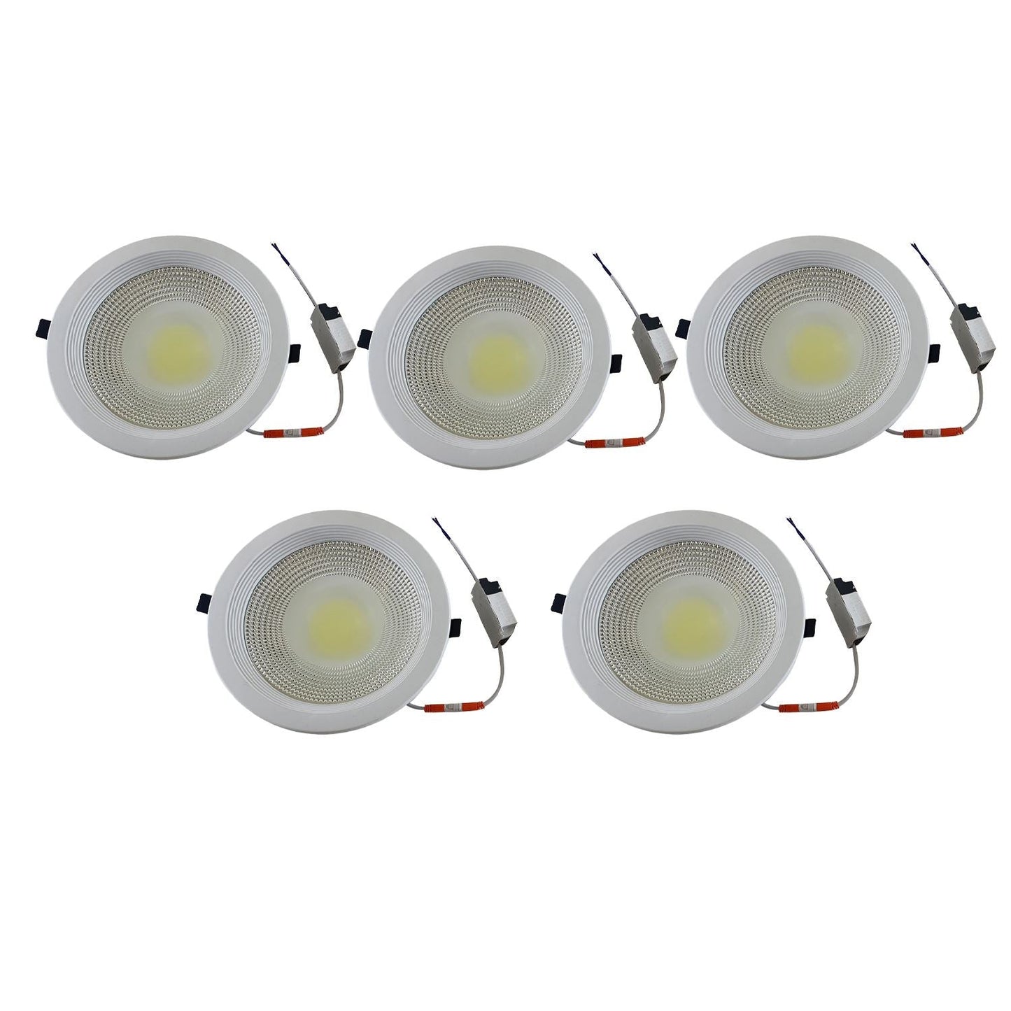 LED Round Recessed Indoor Ceiling Panel down Light Cool White For Hotel, Office, Library, Cellar~1311-6