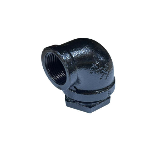 3/4 BSP MALLEABLE iron pipe BLACK Painted STEAM PUNK Cast Iron pipe fitting~3641-3