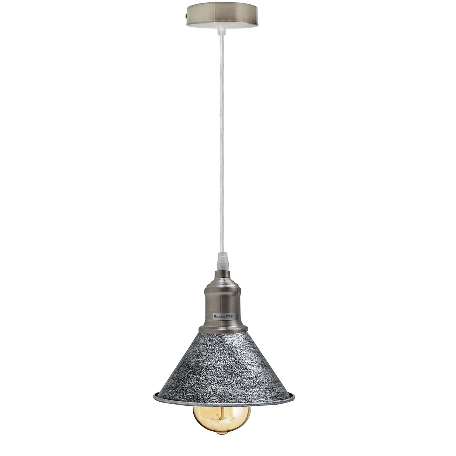 Modern Vintage Ceiling Pendant Light Cone Shade Shape Hanging Light For Hotels, Any Room, Dining Room~1363-25