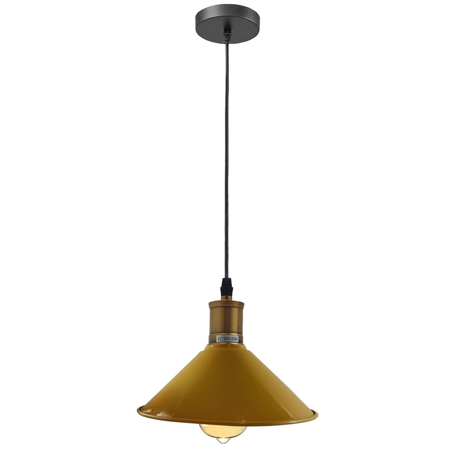 Vintage Industrial Ceiling Pendant Light Retro Loft Style Metal Shade Lamp~1420-7