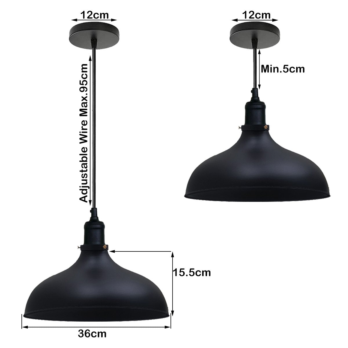 Industrial Retro Ceiling Pendant Light~1475-37