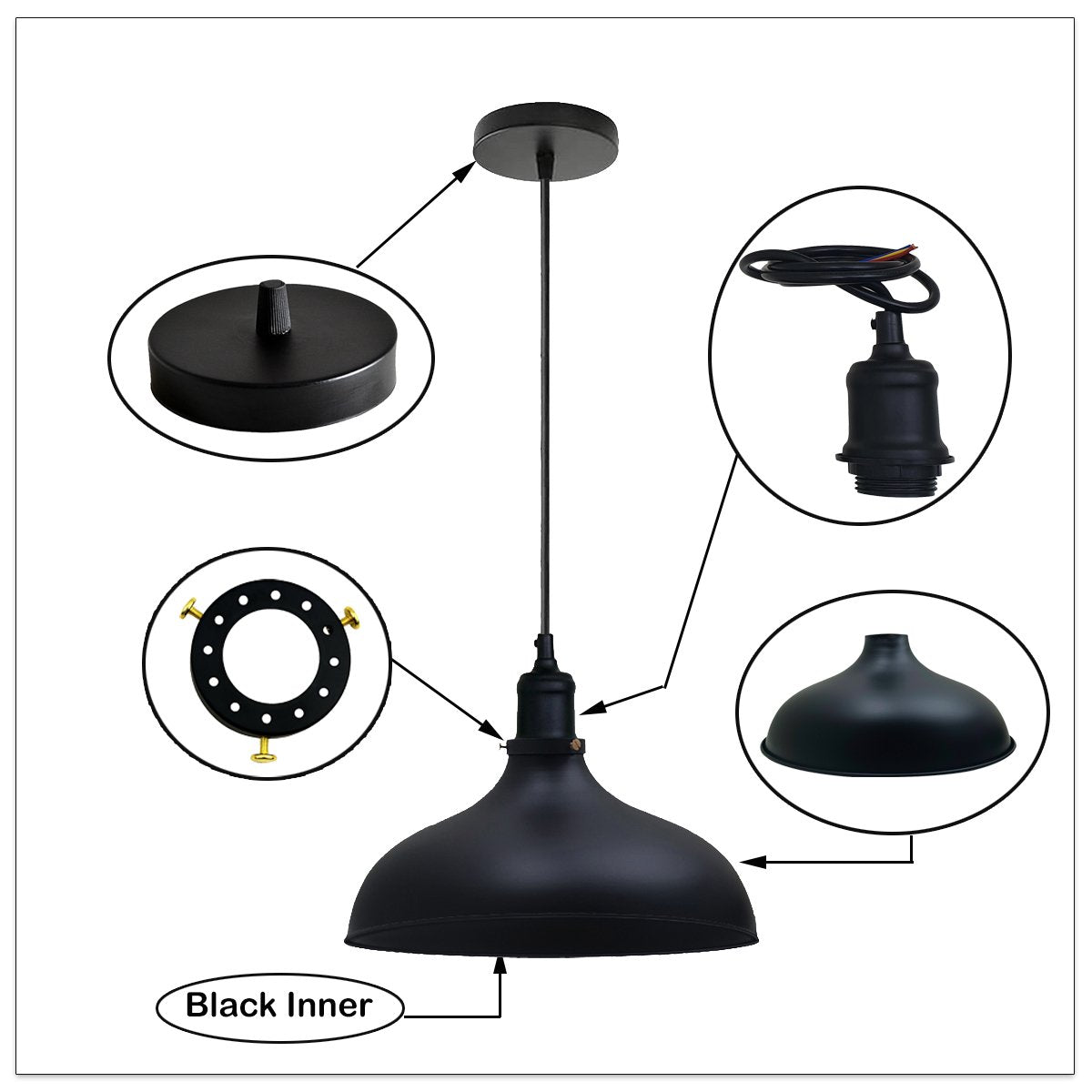 Industrial Retro Ceiling Pendant Light~1475-41