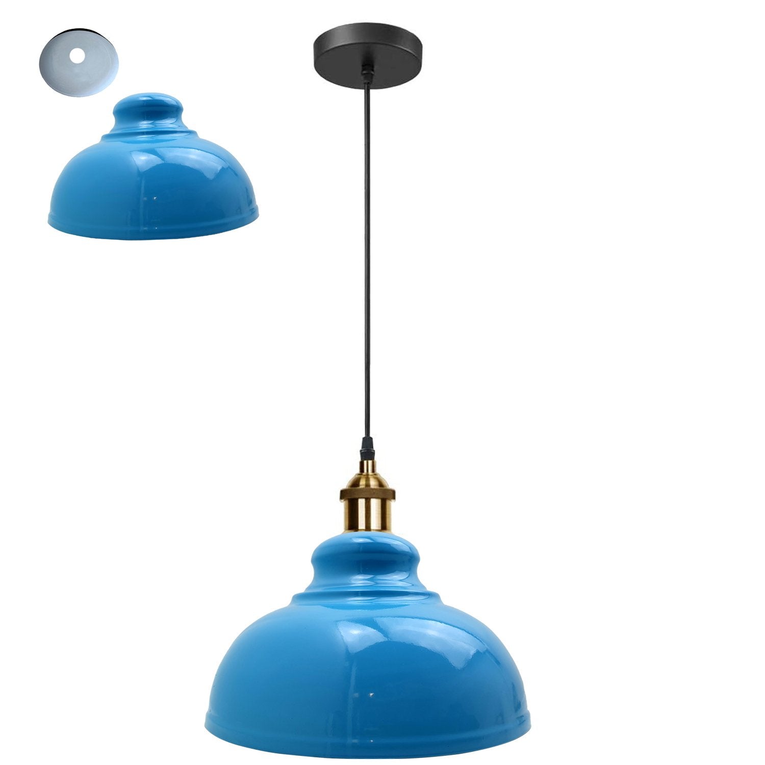 Retro Pendant Light Shade Vintage Industrial Ceiling Lighting LED Restaurant Loft With Free Bulb~2101-5