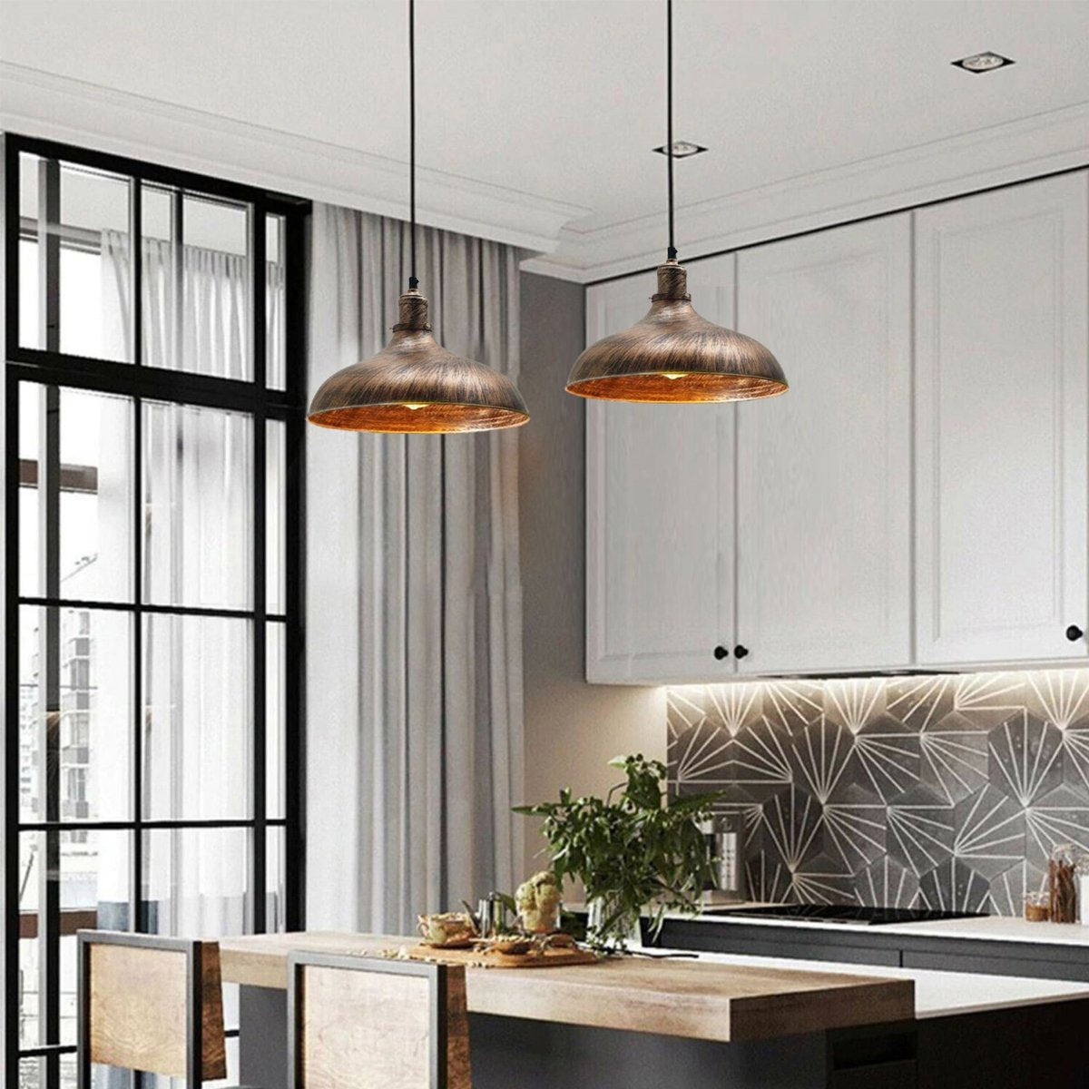 Industrial Retro Ceiling Pendant Light~1475-12