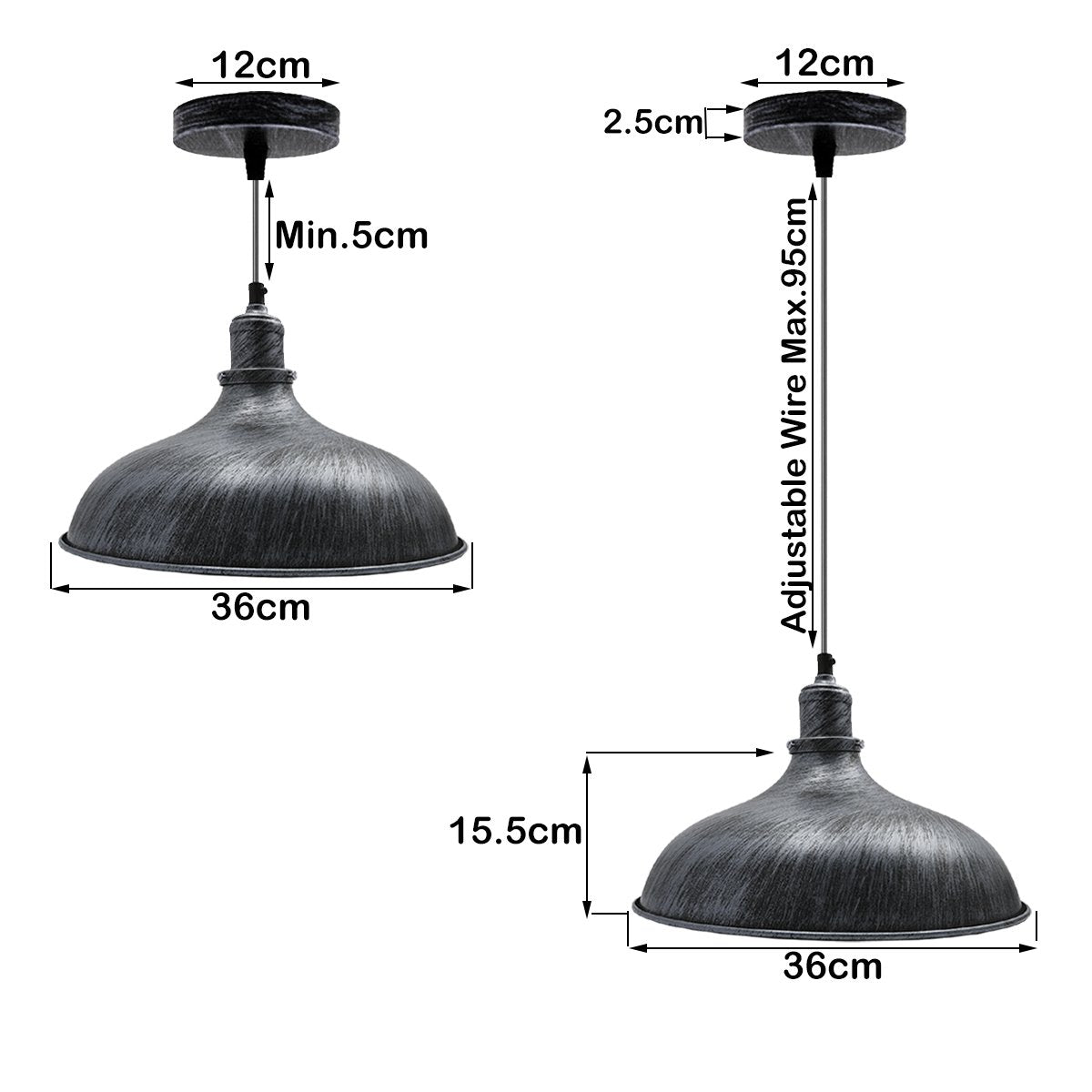 Industrial Retro Ceiling Pendant Light~1475-25