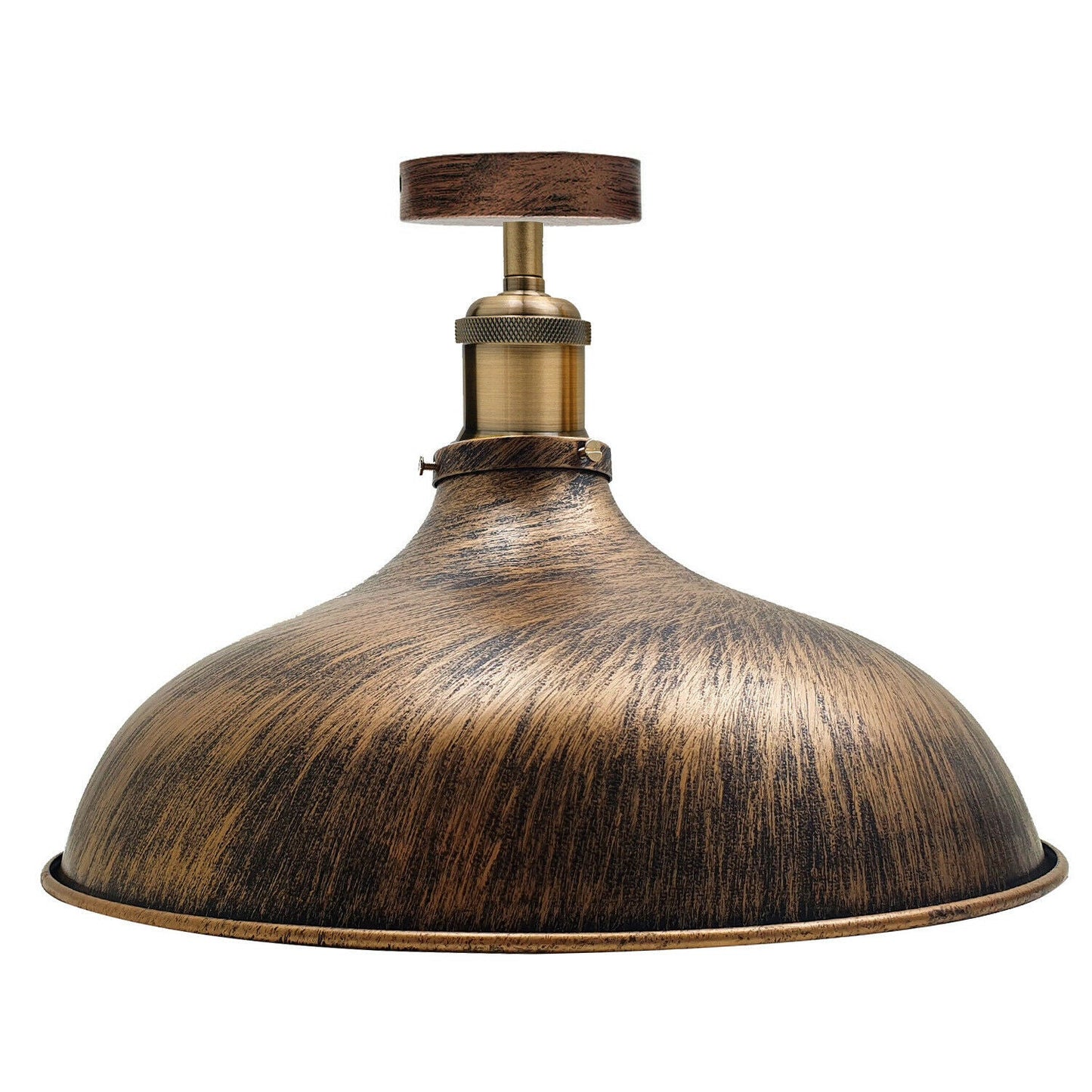 Semi Flush Mount Ceiling Light Fitting, Metal Light Shade Pendant Lighting Lamp, For Bars, Restaurants, Kitchen~1300-2