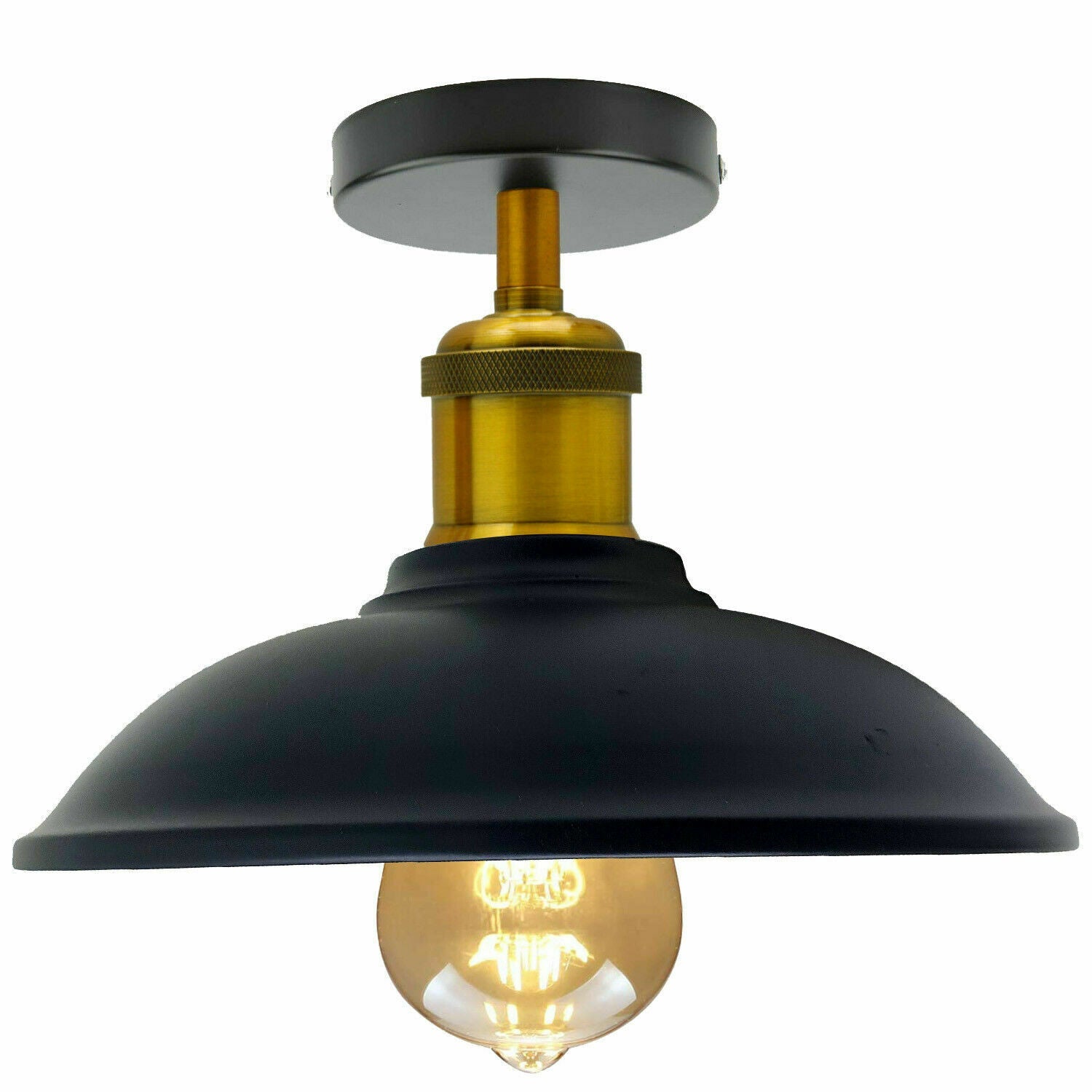 Vintage Industrial Metal Light Shades Ceiling Pendant Light For Bed Room, Guestroom, Living Room, Kitchen~1299-3