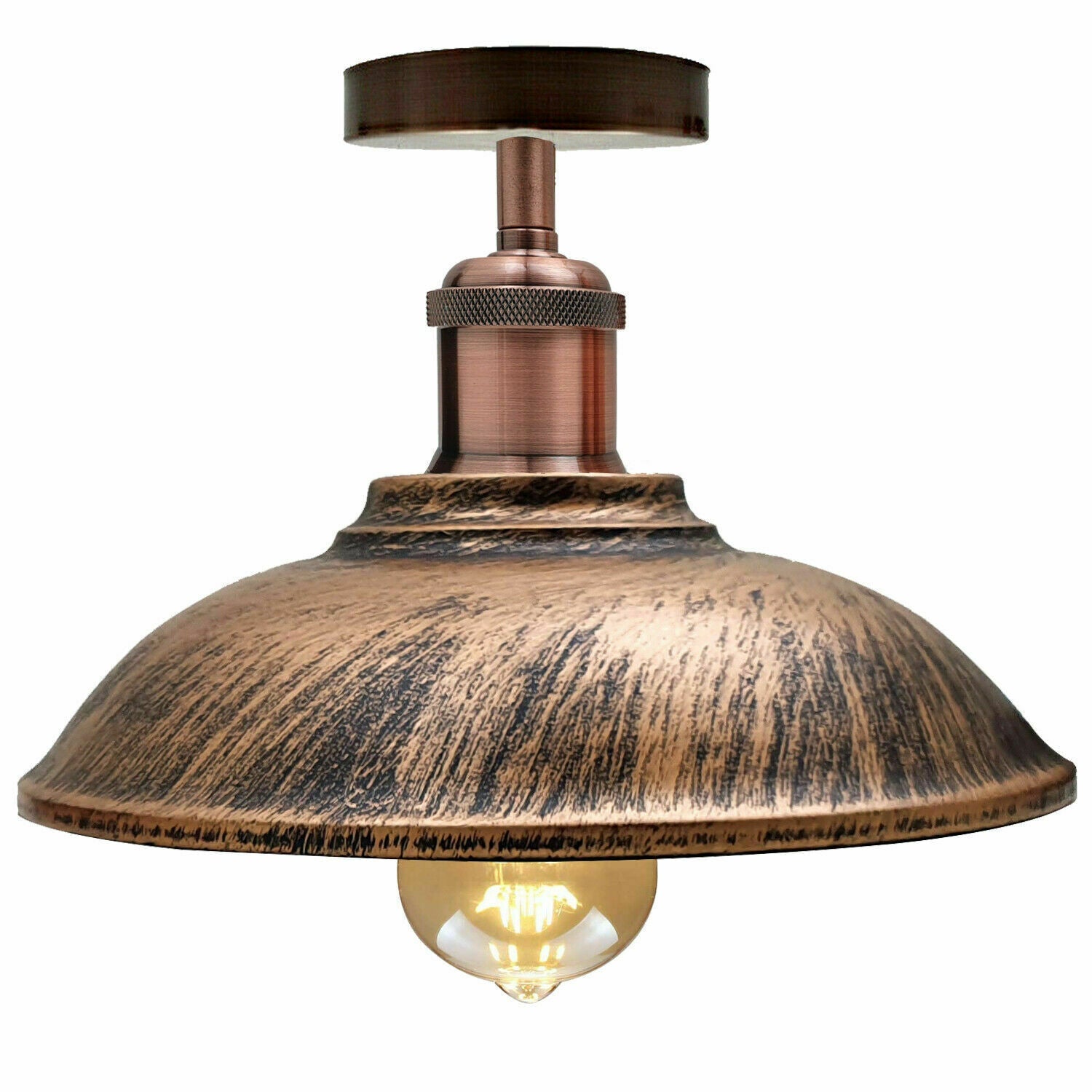 Vintage Industrial Metal Light Shades Ceiling Pendant Light For Bed Room, Guestroom, Living Room, Kitchen~1299-2