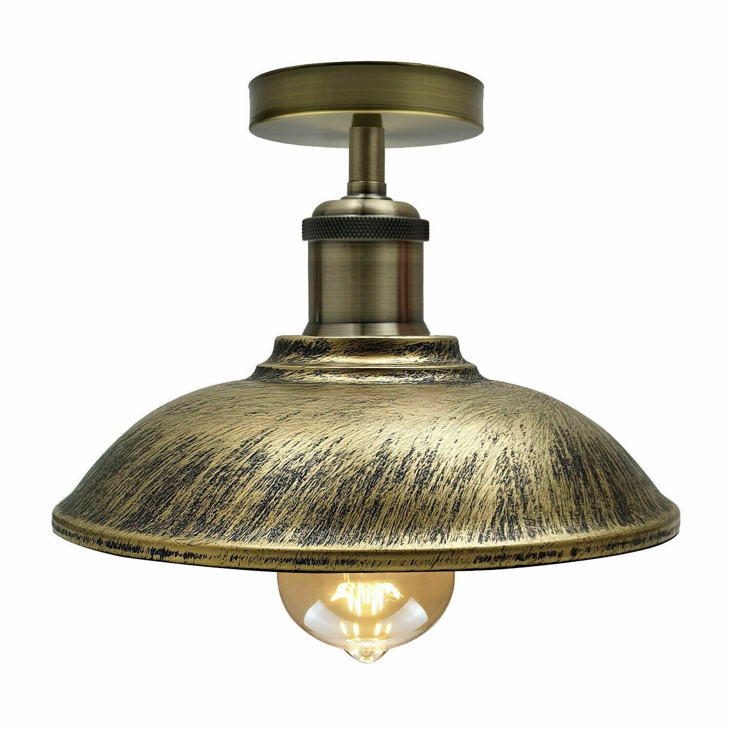 Vintage Industrial Metal Light Shades Ceiling Pendant Light For Bed Room, Guestroom, Living Room, Kitchen~1299-4