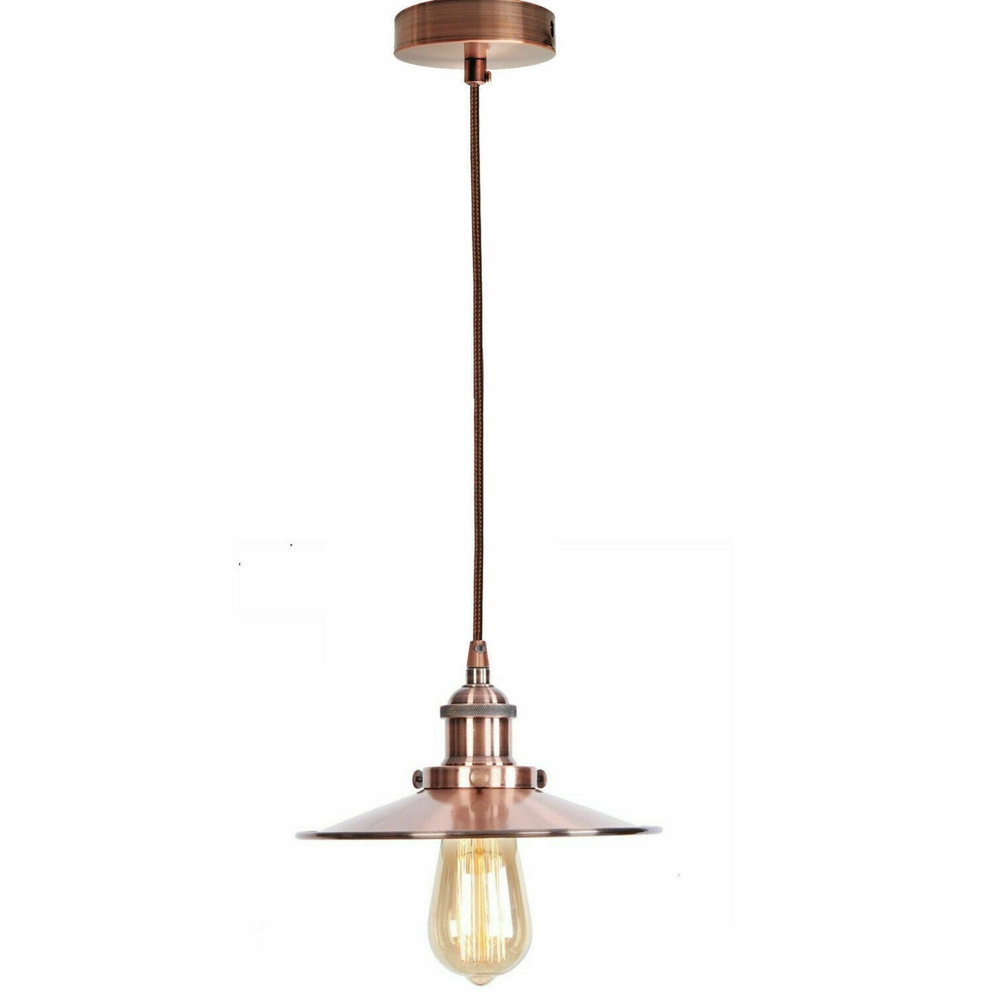 Vintage Industrial Metal Ceiling Pendant Light Shade Modern Hanging Retro Light~2166-0